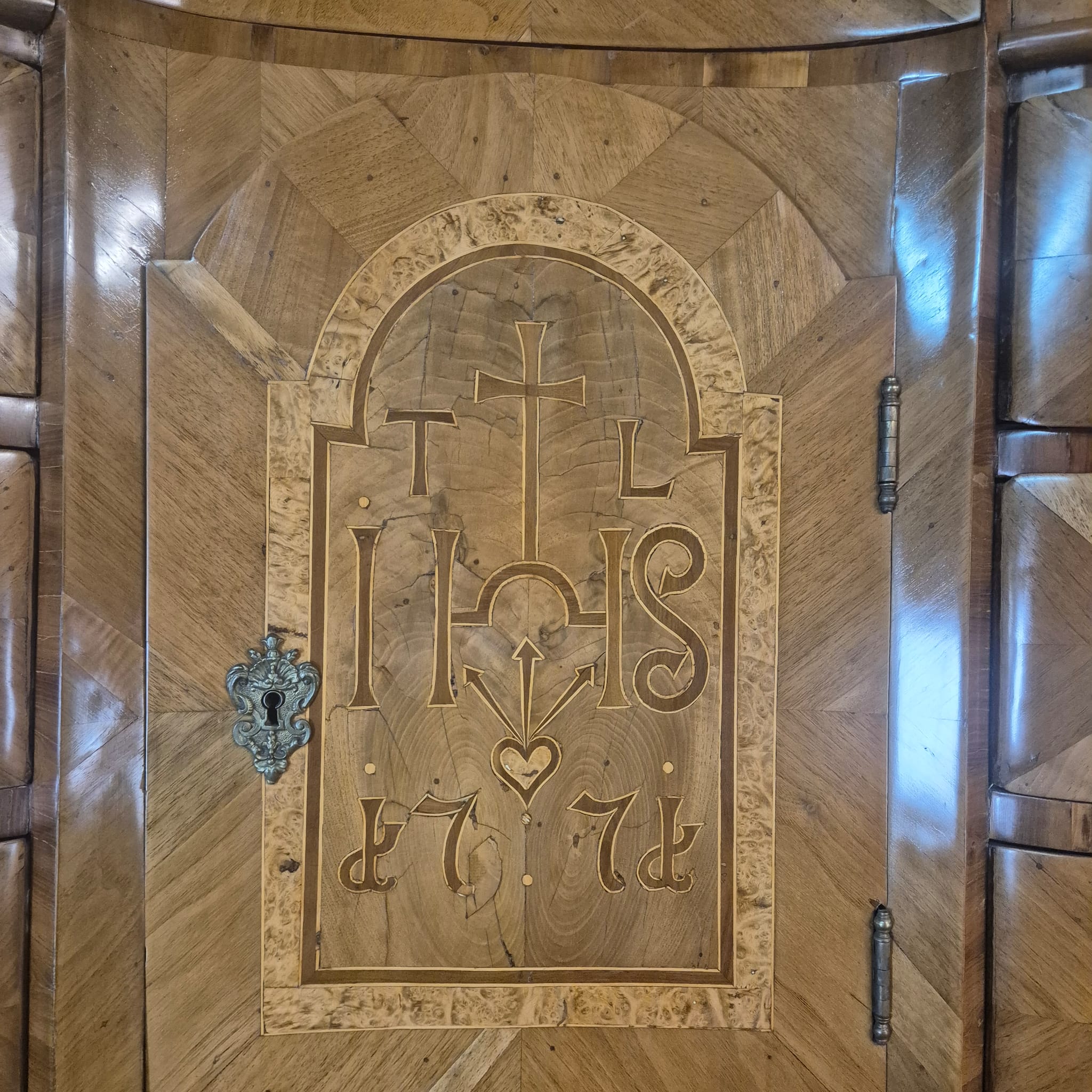 Tabernakel Secretaire Tabernakelsecretaire Barok 1771 Noten - Afbeelding 14