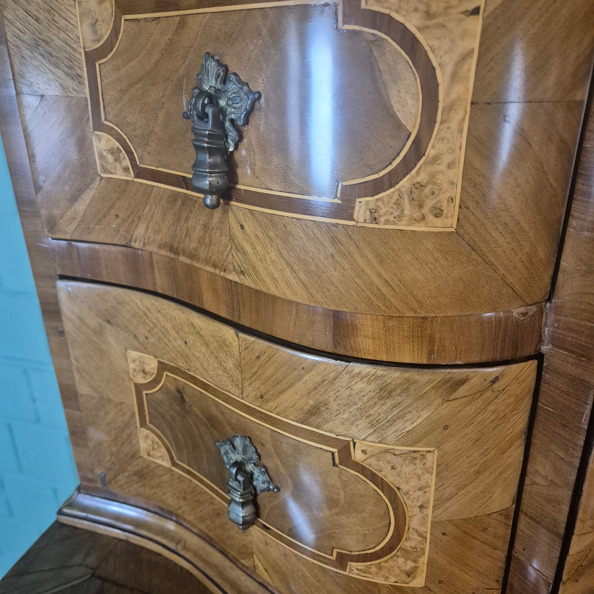 Tabernakel Secretaire Tabernakelsecretaire Barok 1771 Noten - Afbeelding 12