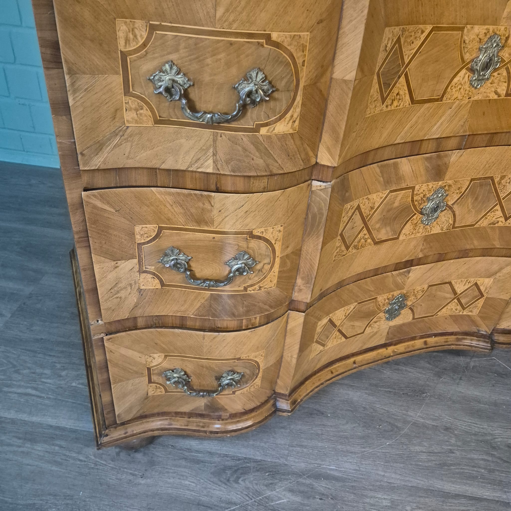 Tabernakel Secretaire Tabernakelsecretaire Barok 1771 Noten - Afbeelding 8