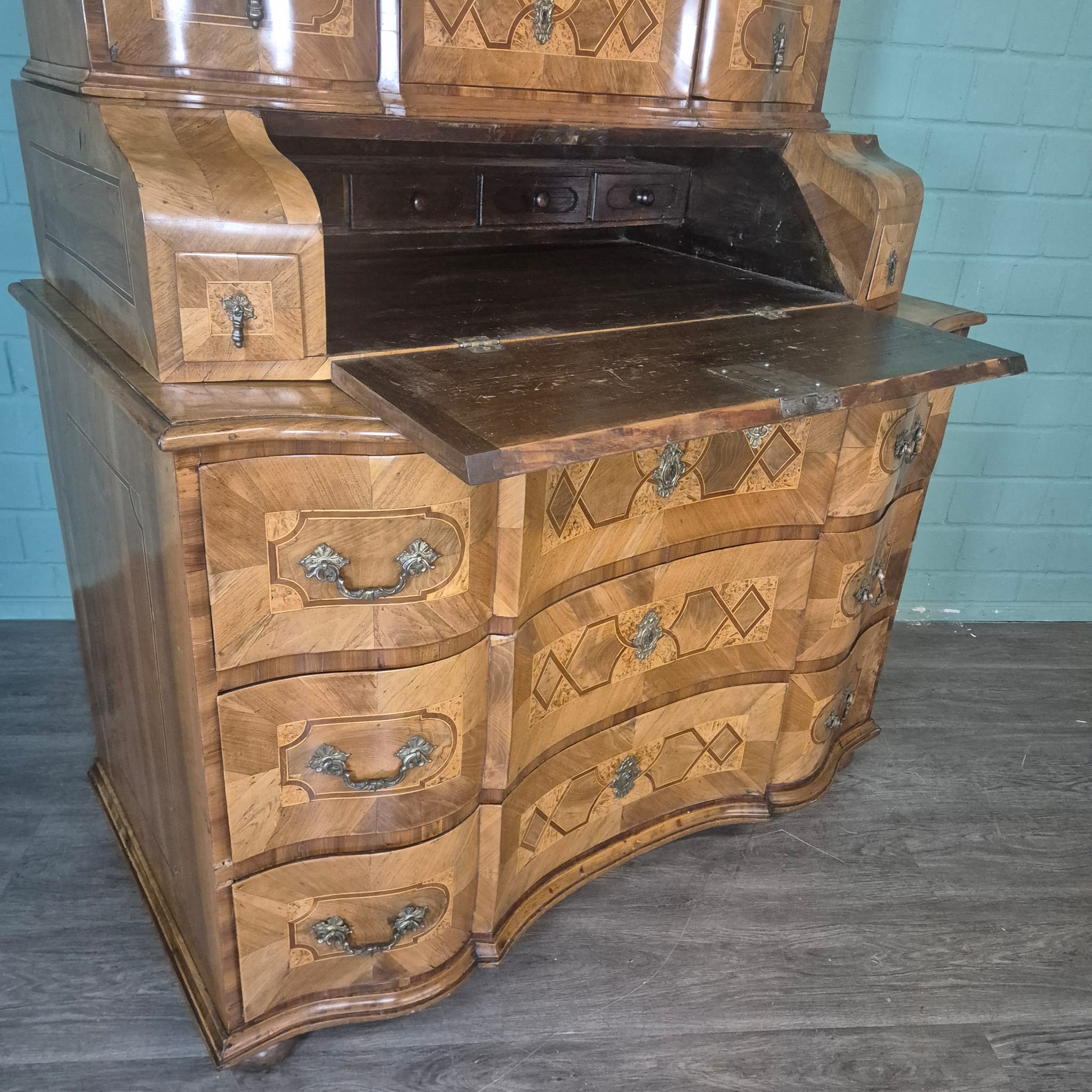 Tabernakel Secretaire Tabernakelsecretaire Barok 1771 Noten - Afbeelding 20