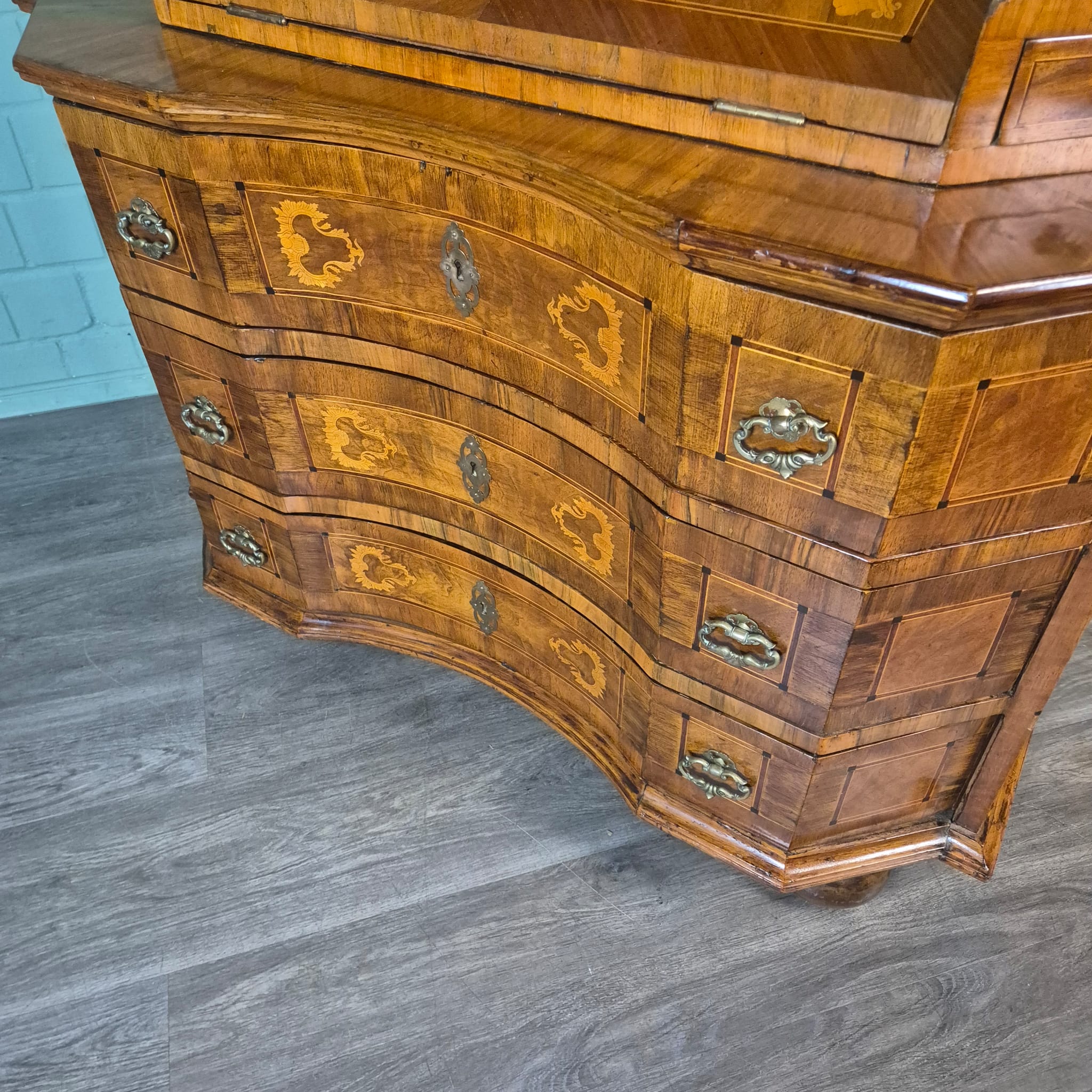 Tabernakel Secretaire Tabernakelsecretaire Barok 1770 Noten - Afbeelding 11