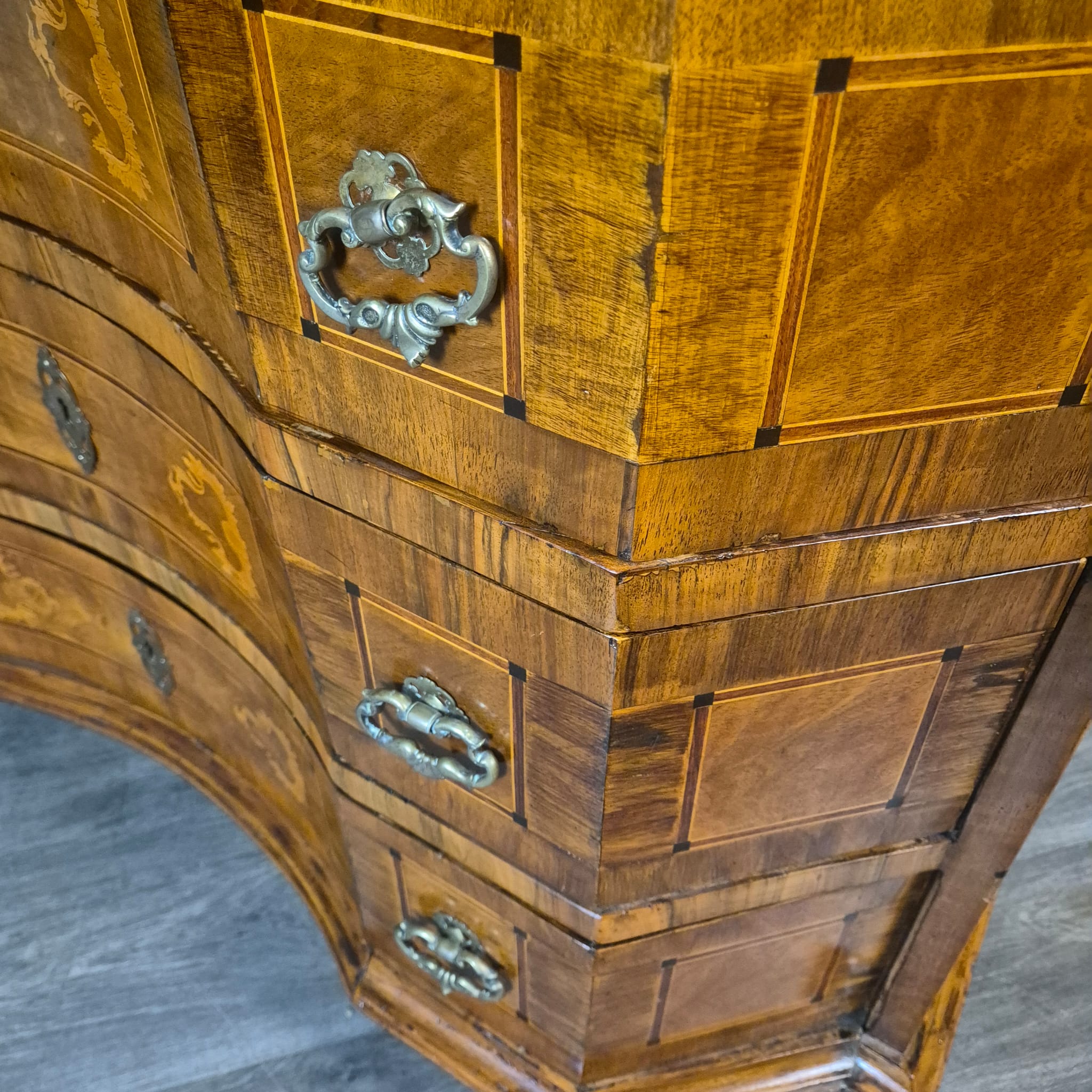 Tabernakel Secretaire Tabernakelsecretaire Barok 1770 Noten - Afbeelding 10