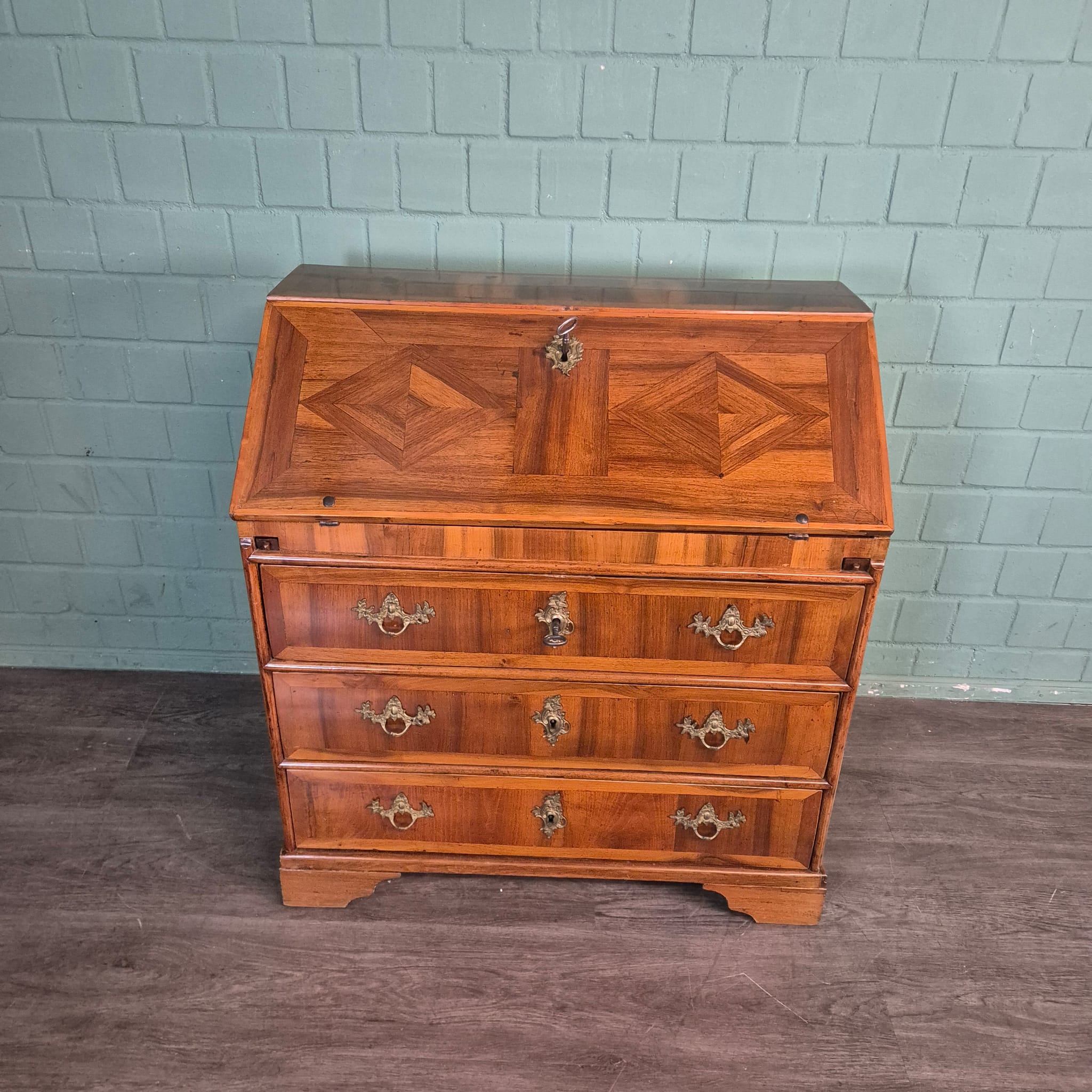 Secretaire Barok 1790 Noten - Afbeelding 3