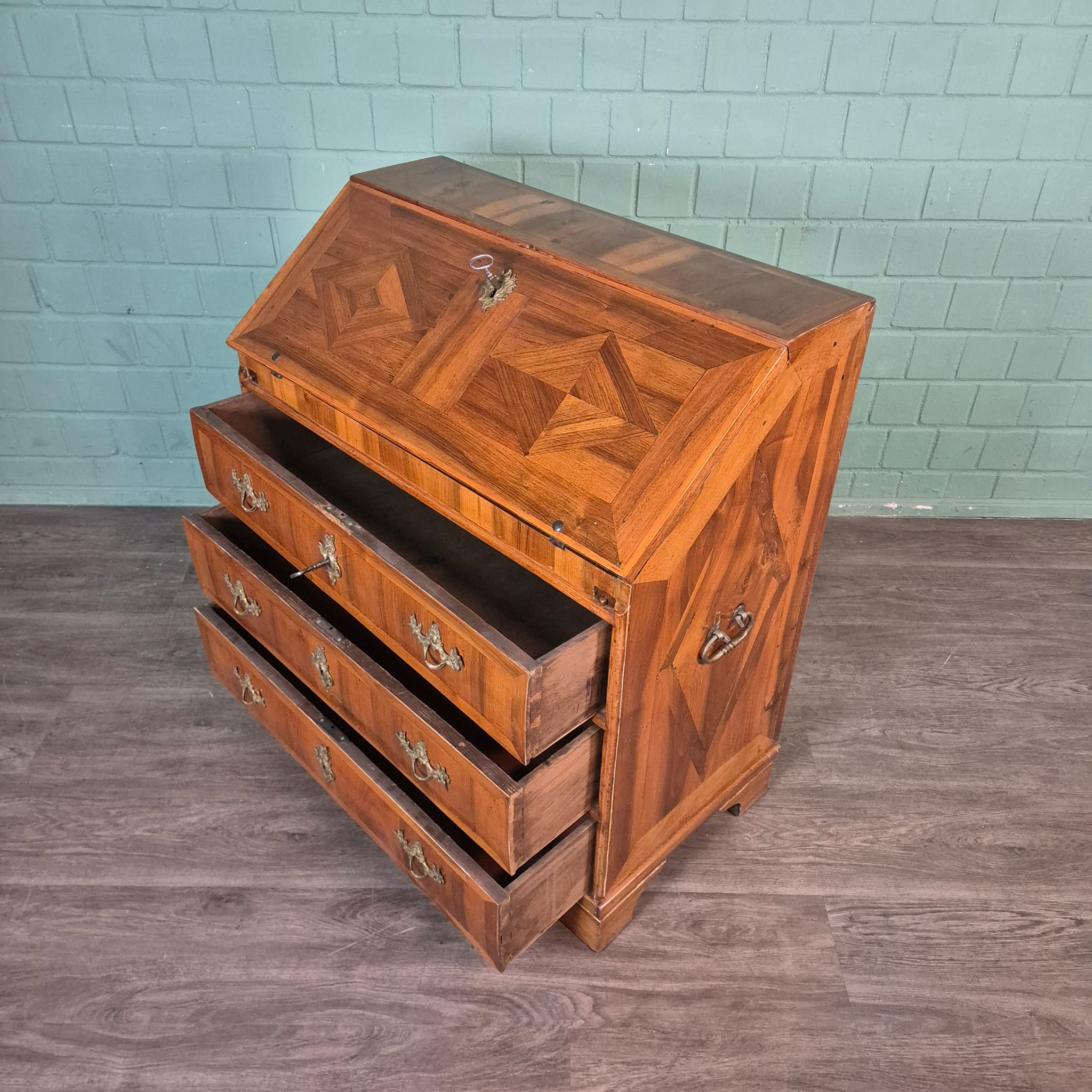 Secretaire Barok 1790 Noten - Afbeelding 15