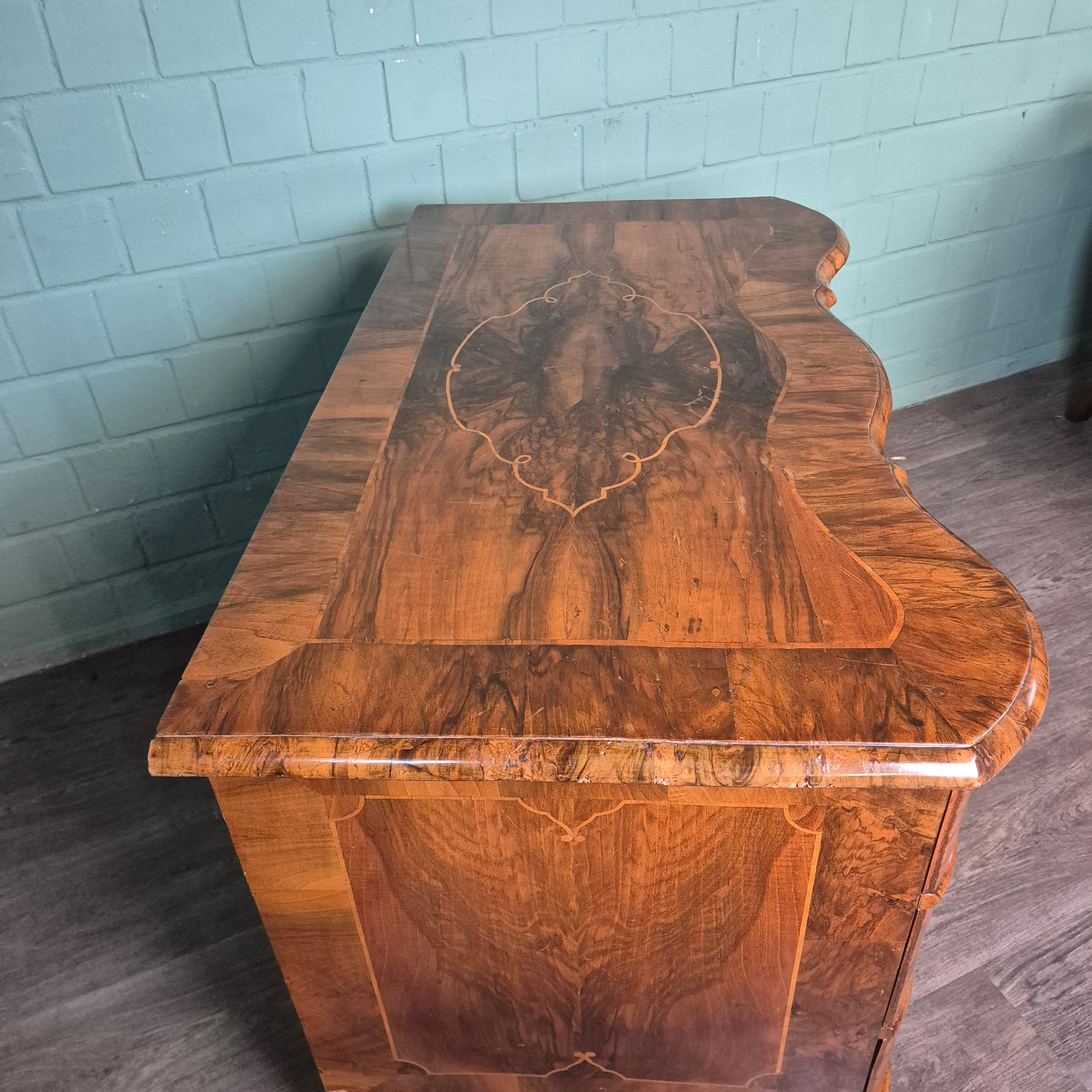 Commode Barok 1770 Noten - Afbeelding 8