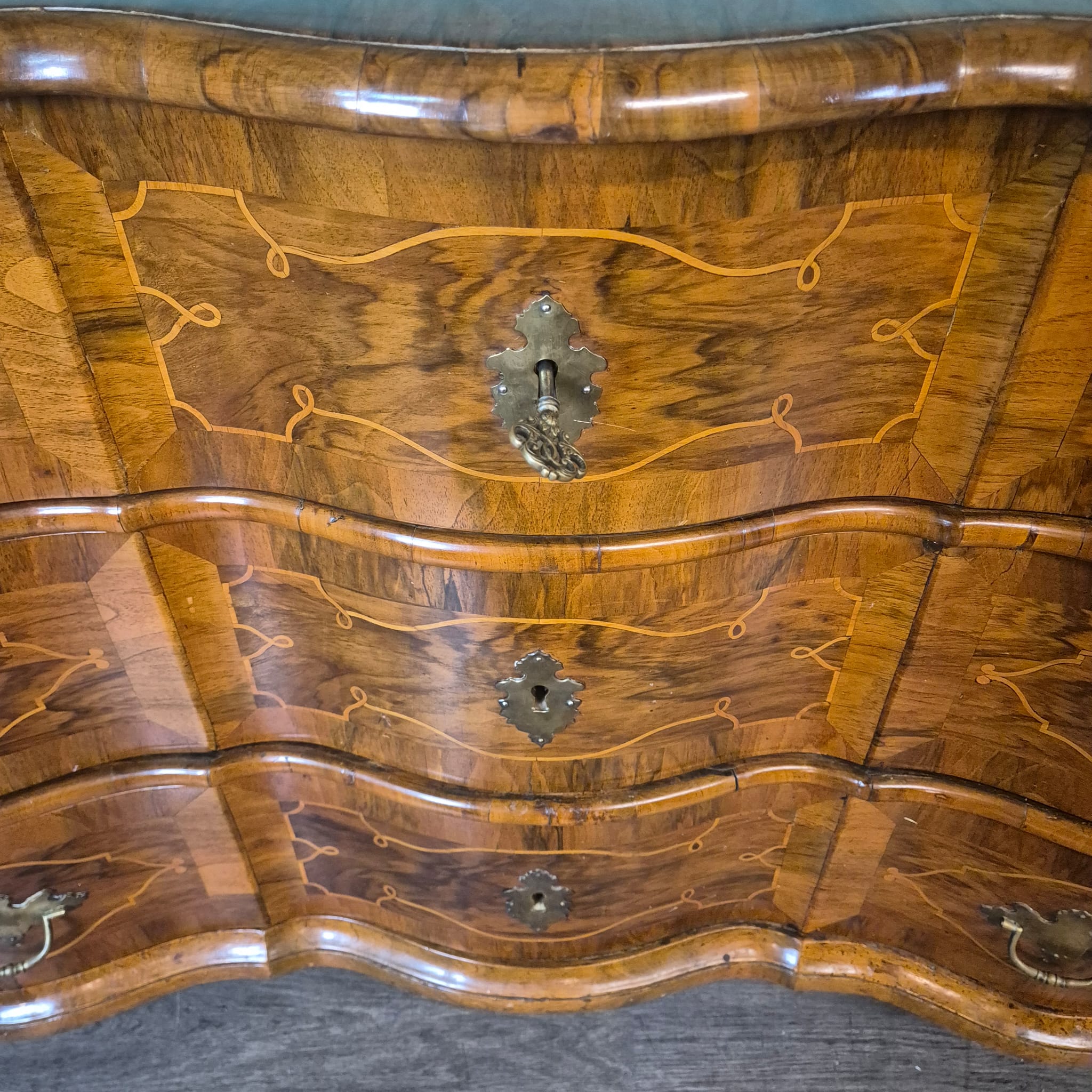 Commode Barok 1770 Noten - Afbeelding 10