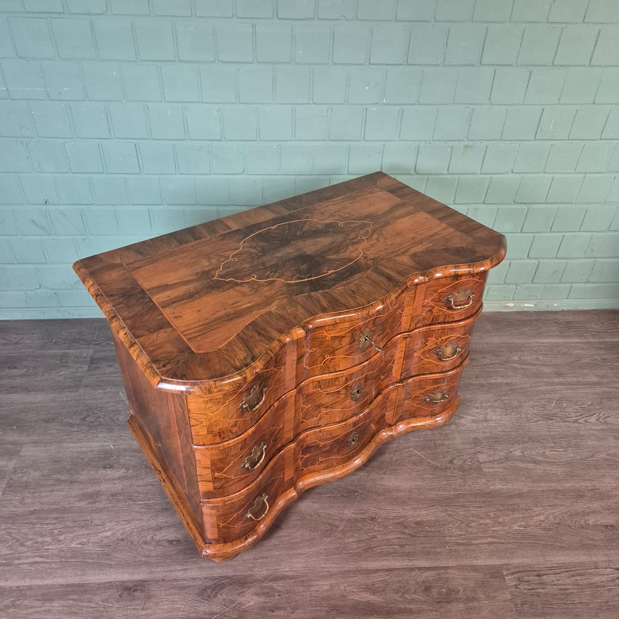 Commode Barok 1770 Noten - Afbeelding 5