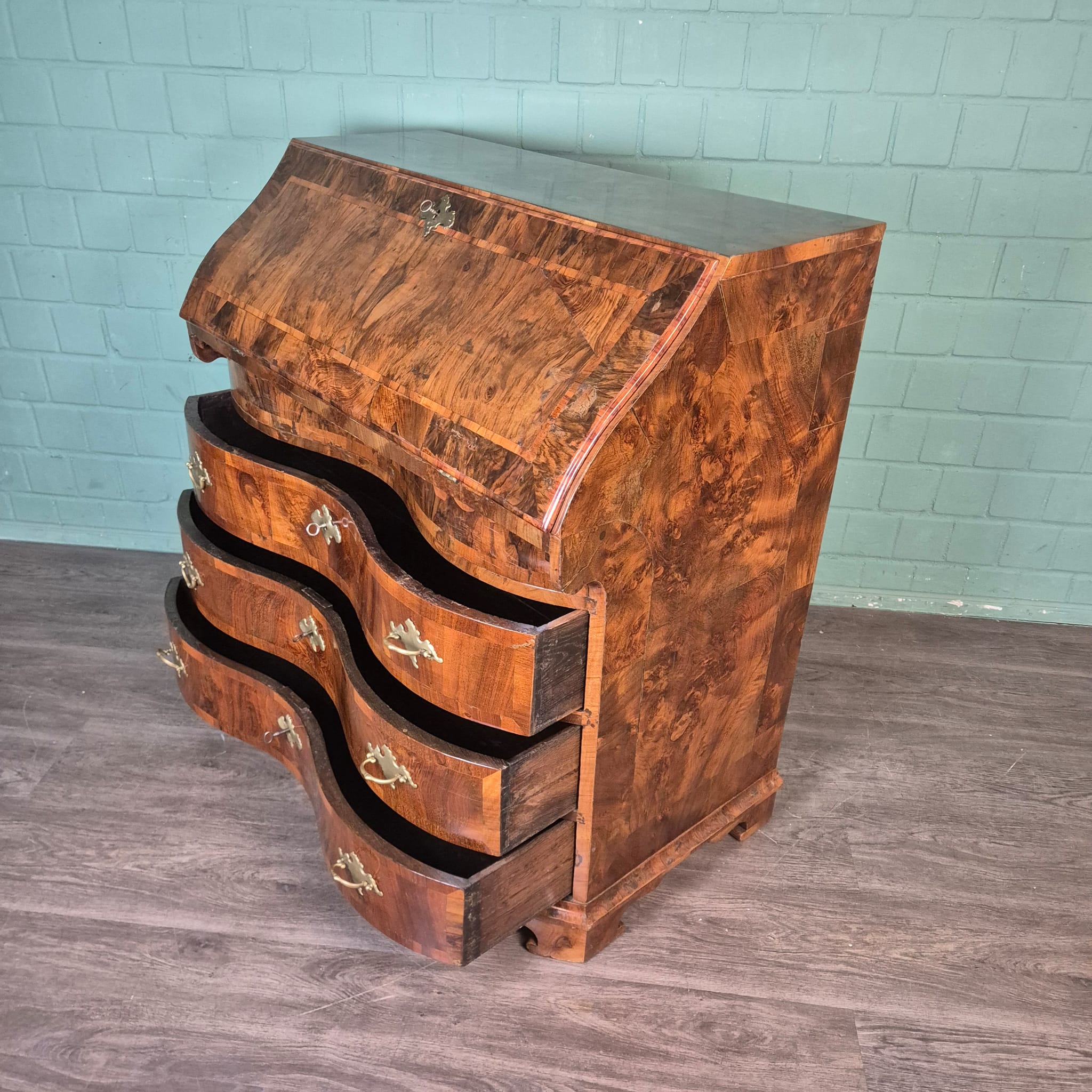 Secretaire Barok 1770 Noten - Afbeelding 19