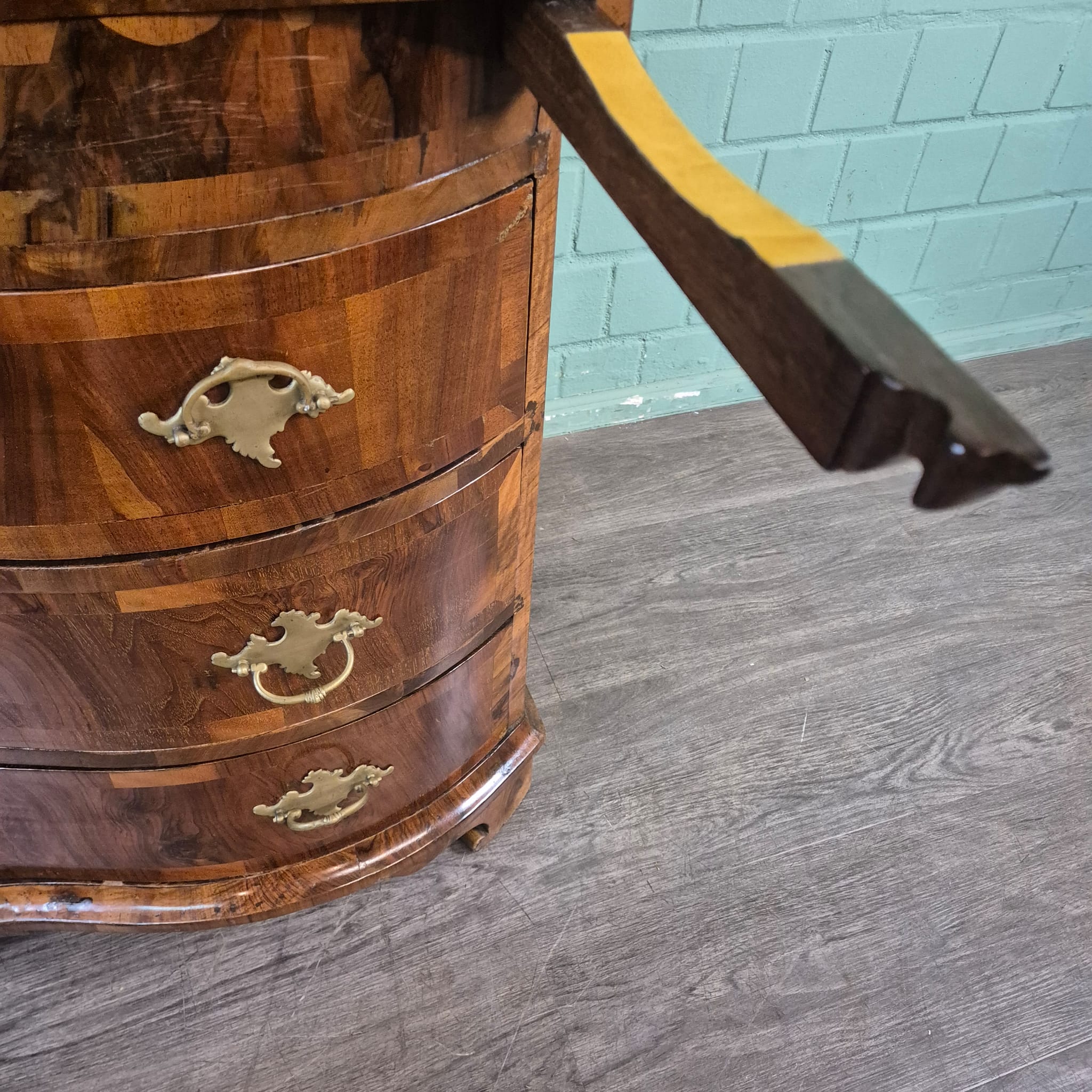 Secretaire Barok 1770 Noten - Afbeelding 12