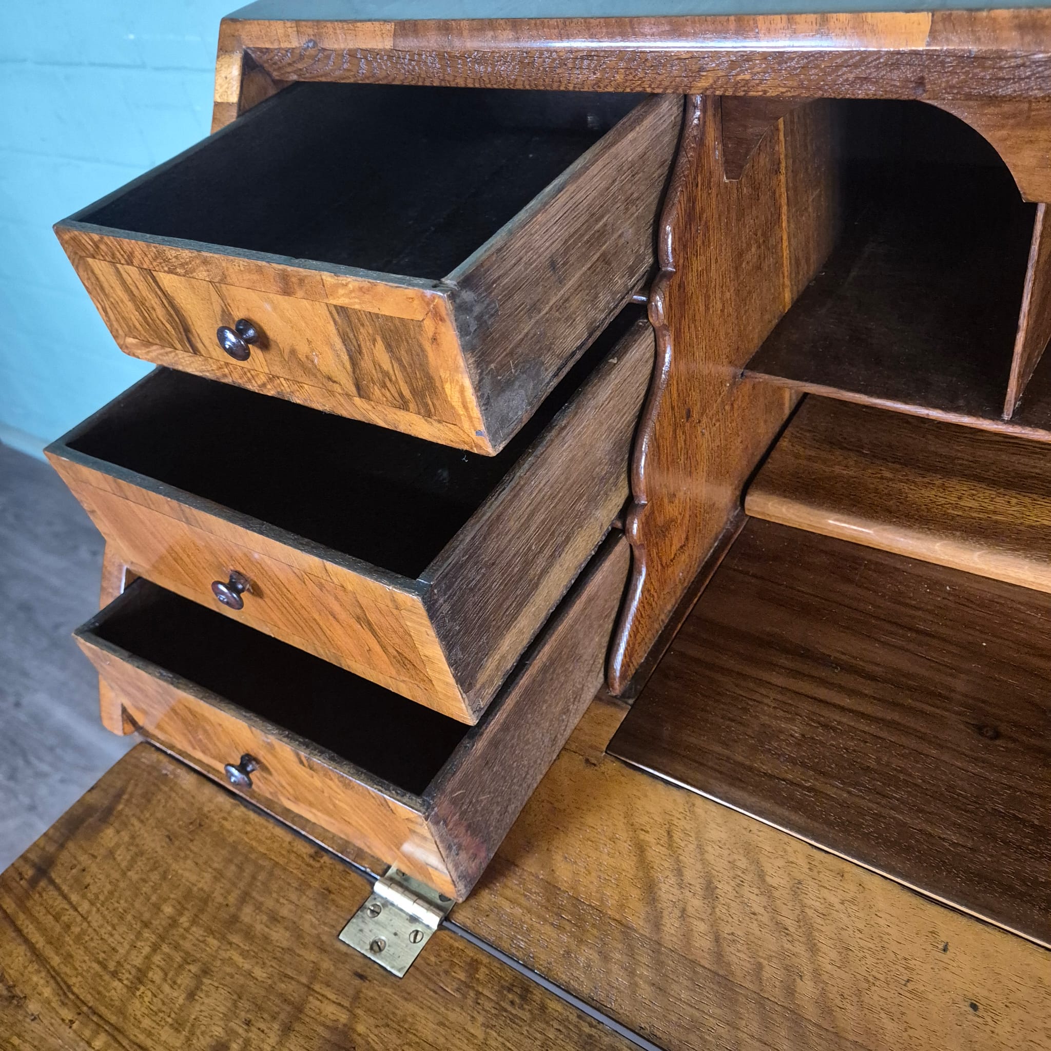 Secretaire Barok 1770 Noten - Afbeelding 16