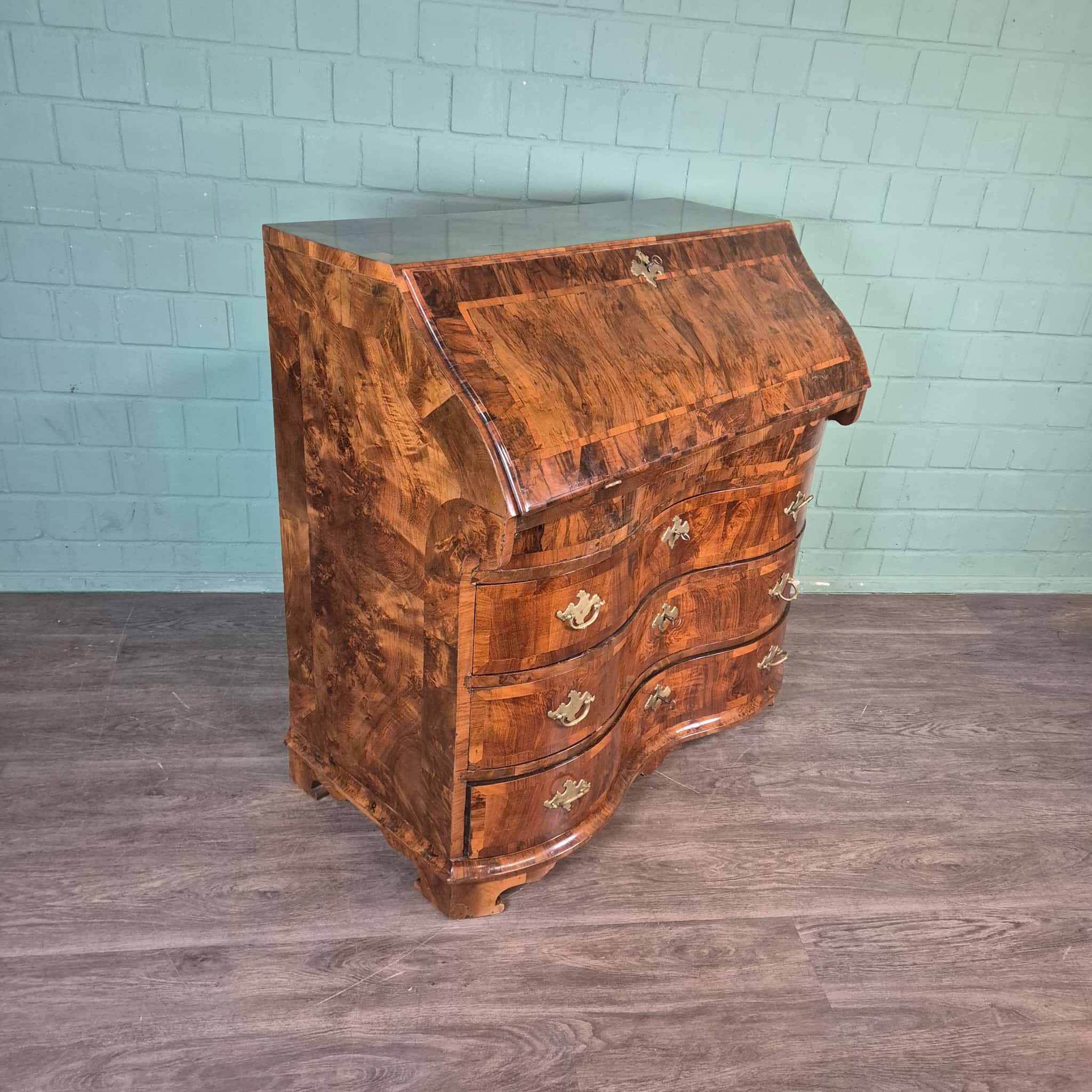Secretaire Barok 1770 Noten - Afbeelding 5