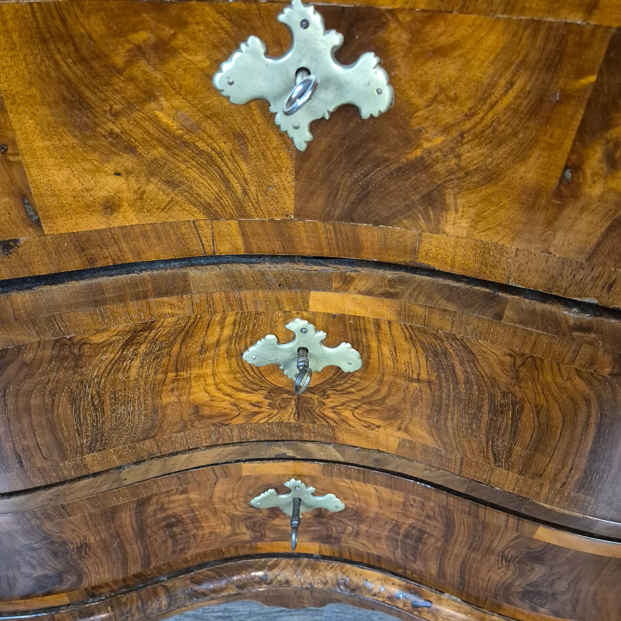 Secretaire Barok 1770 Noten - Afbeelding 10