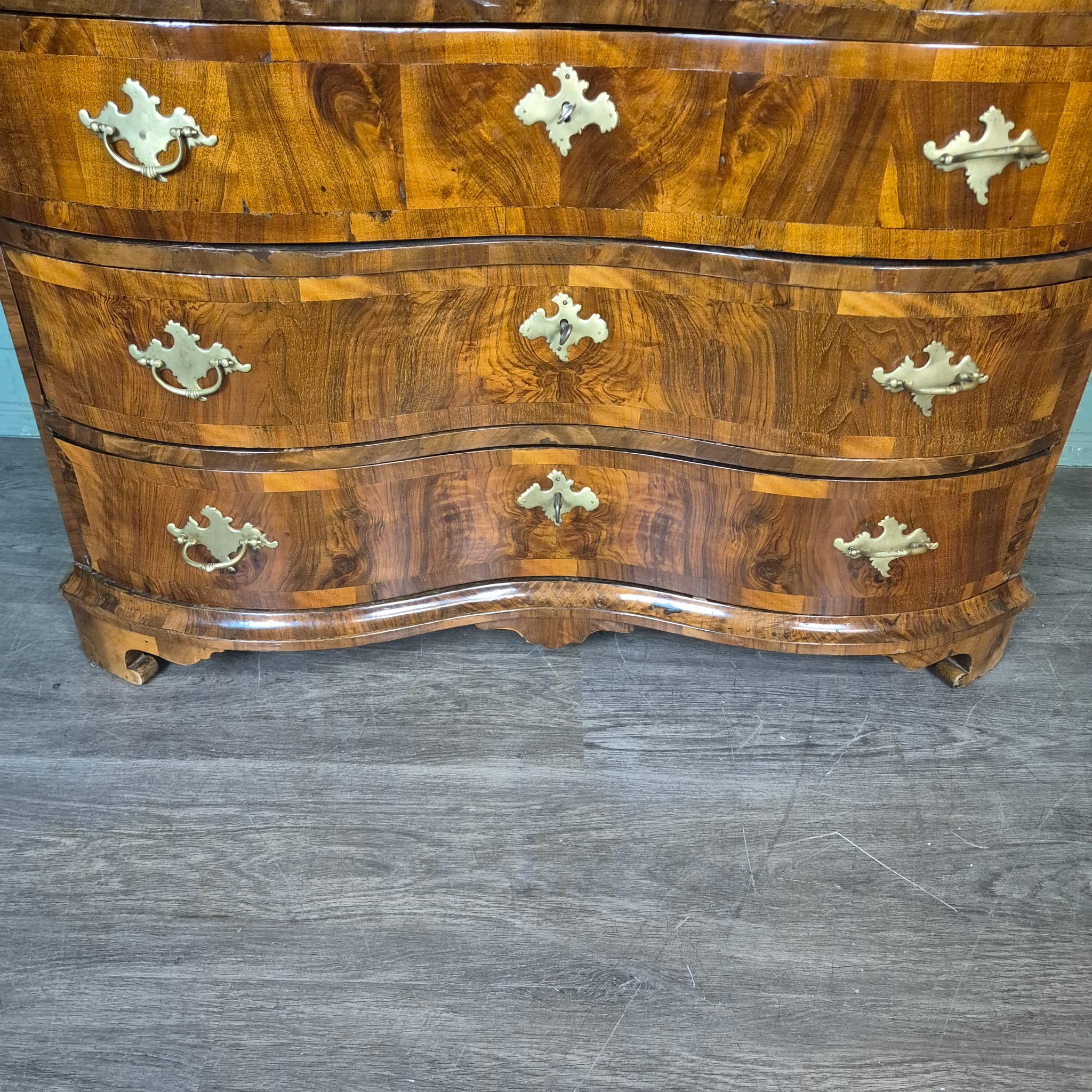 Secretaire Barok 1770 Noten - Afbeelding 9