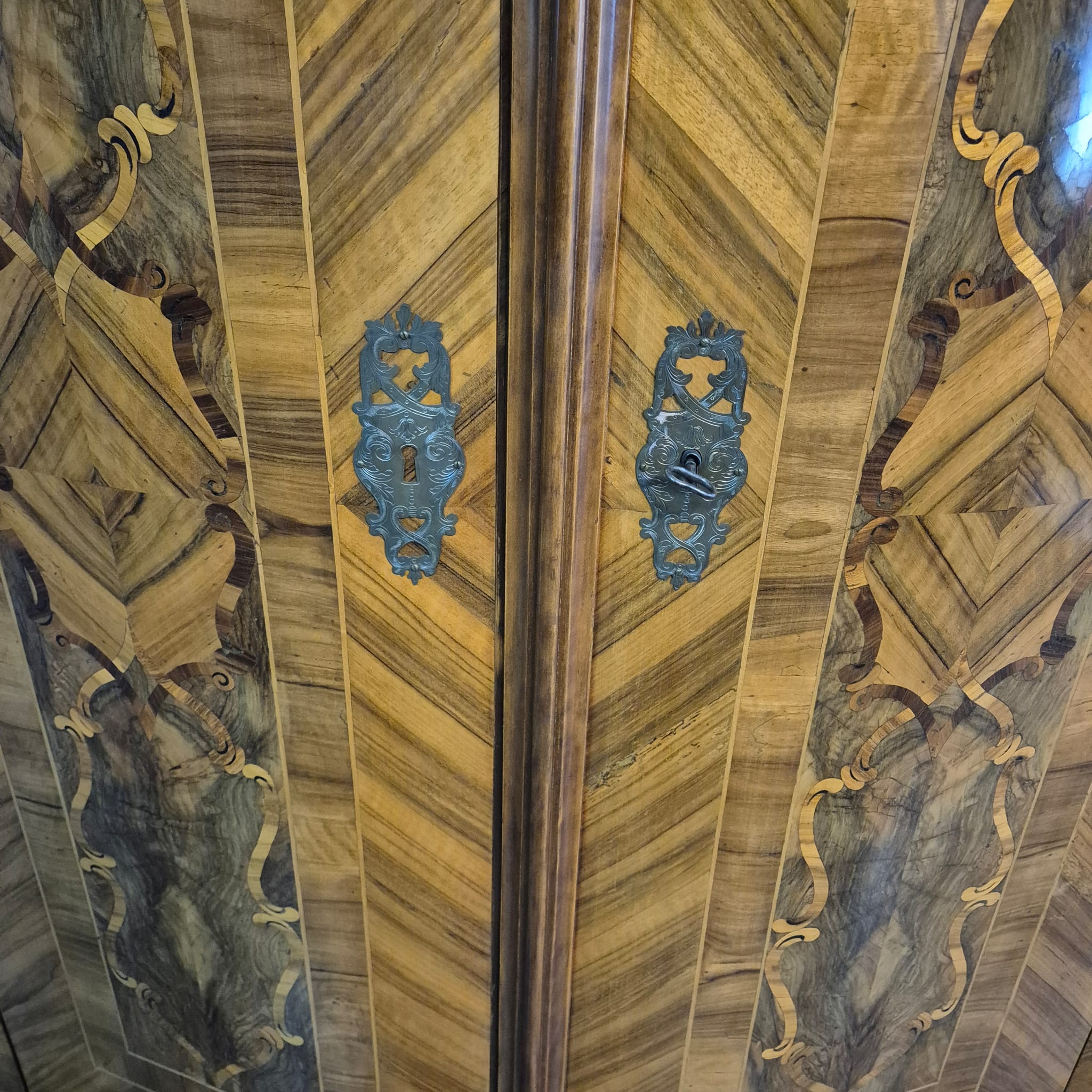 Maria-Theresia-Kast Oostenrijk Barok 1760 Noten - Afbeelding 24