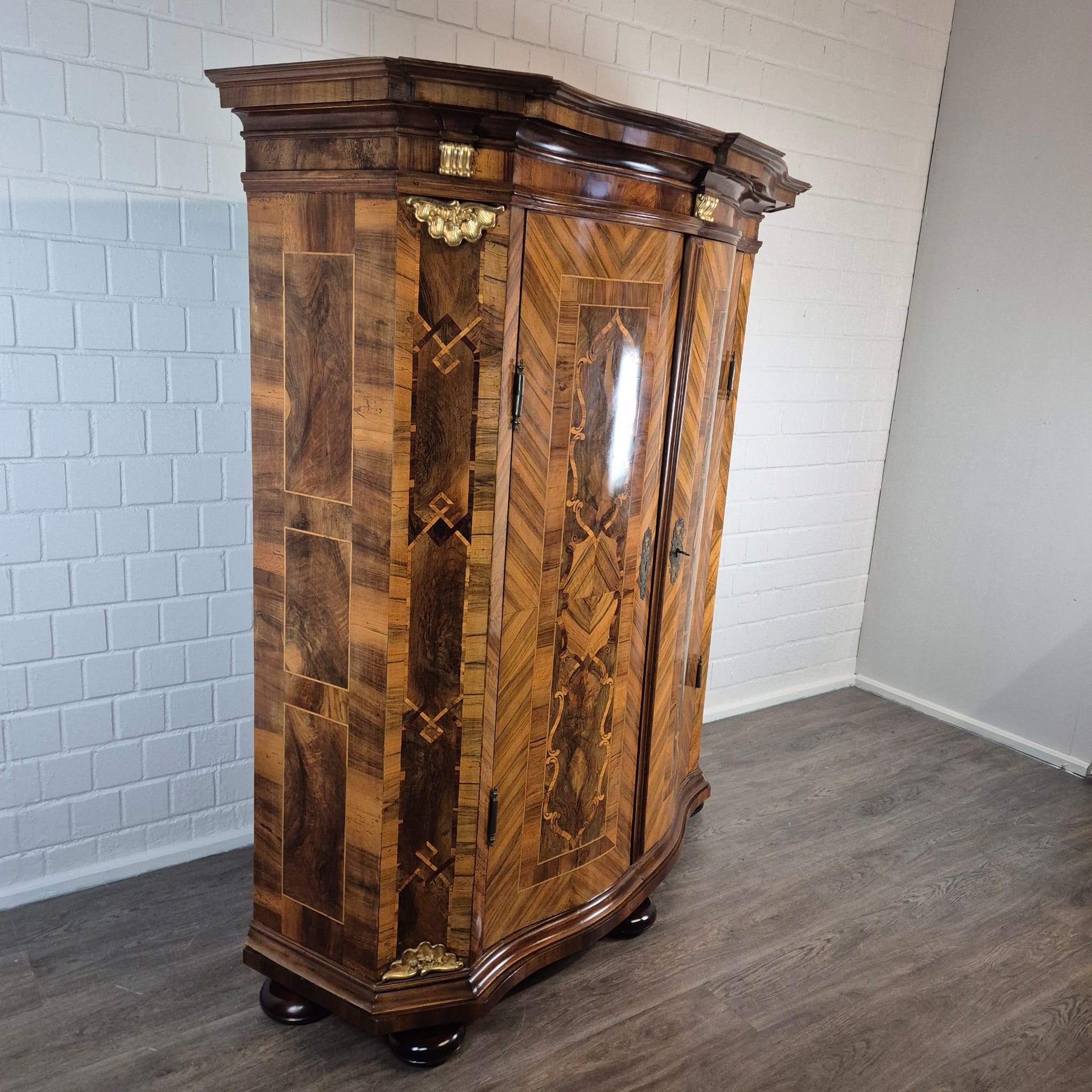 Maria-Theresia-Kast Oostenrijk Barok 1760 Noten - Afbeelding 5