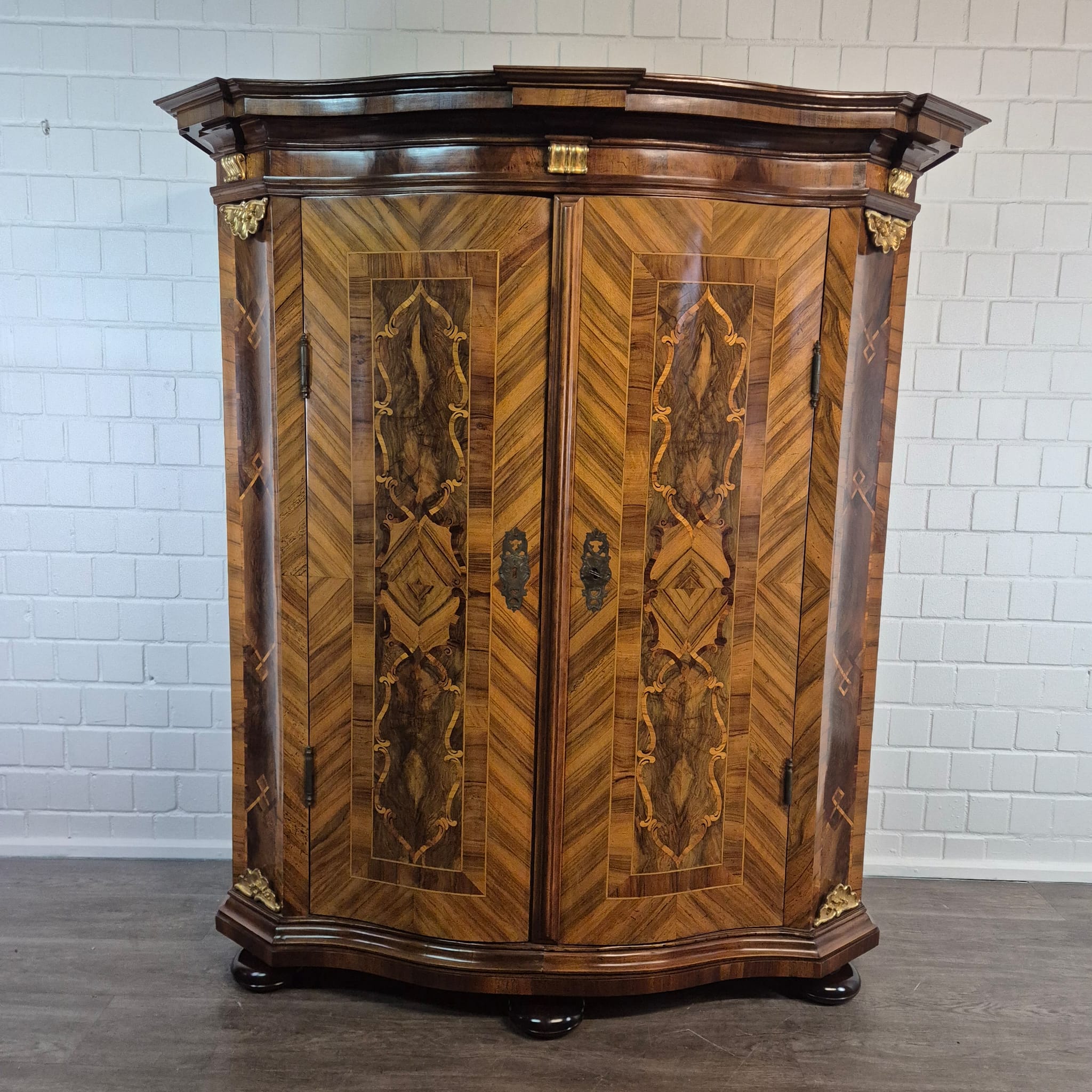 Maria-Theresia-Kast Oostenrijk Barok 1760 Noten - Afbeelding 4