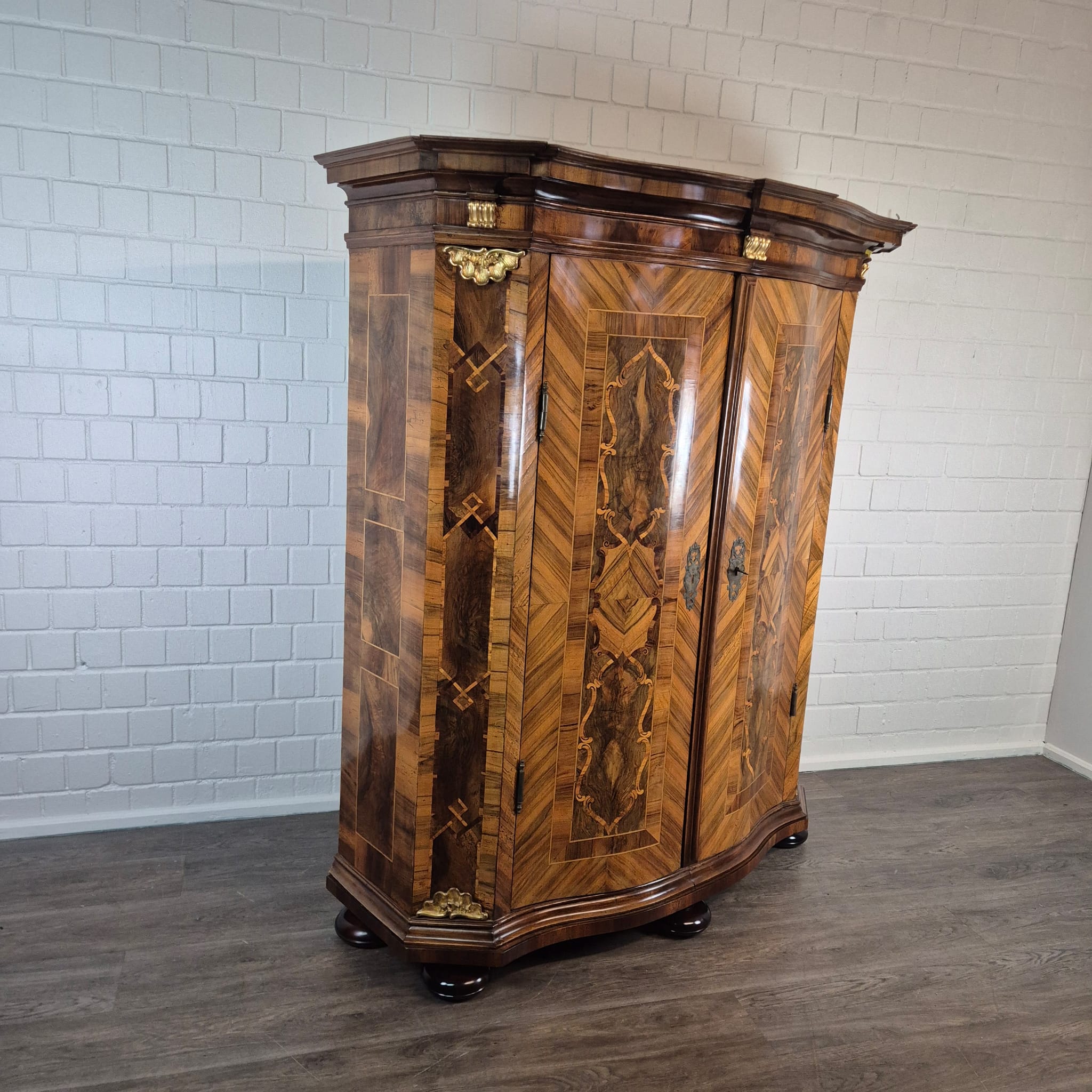 Maria-Theresia-Kast Oostenrijk Barok 1760 Noten - Afbeelding 6