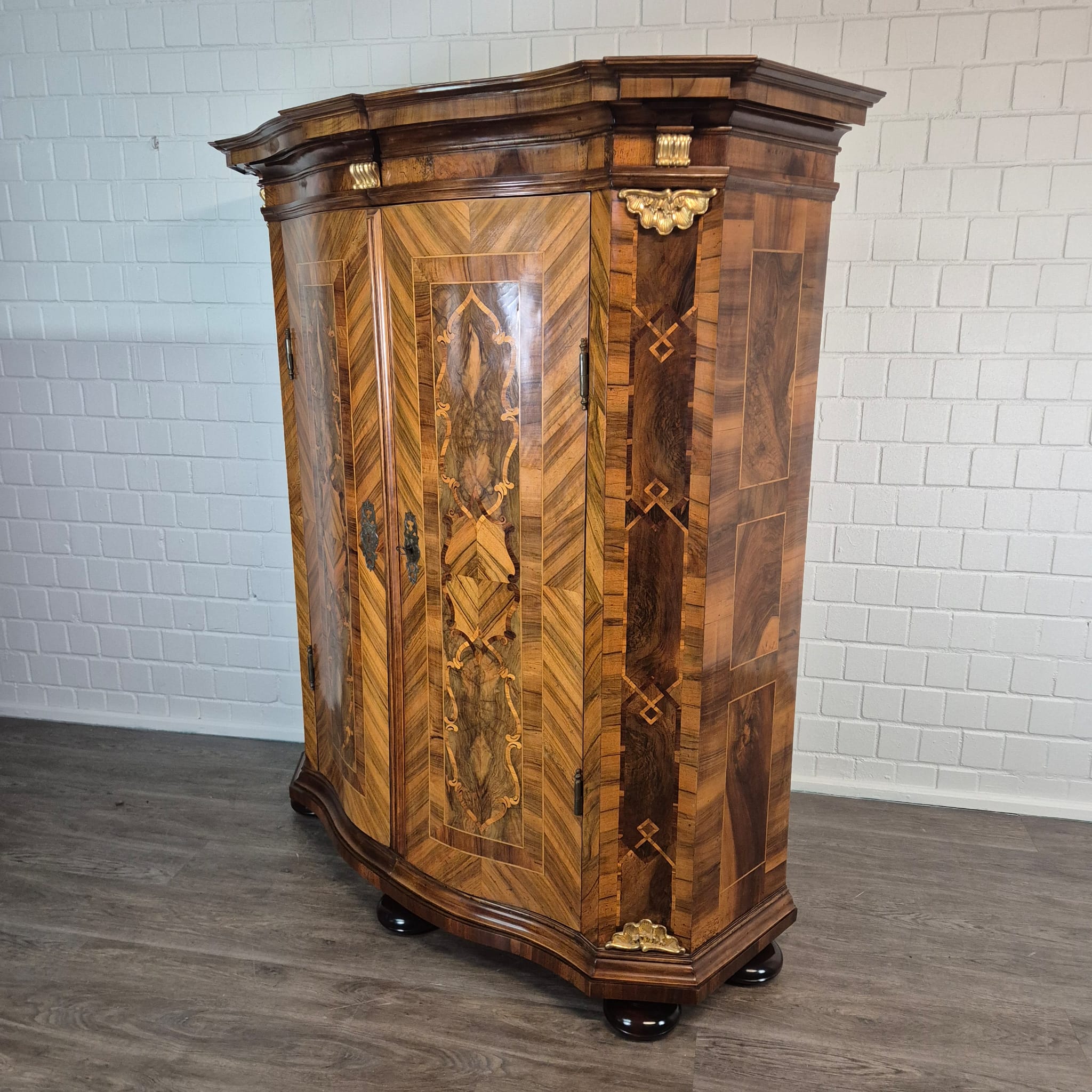 Maria-Theresia-Kast Oostenrijk Barok 1760 Noten - Afbeelding 7