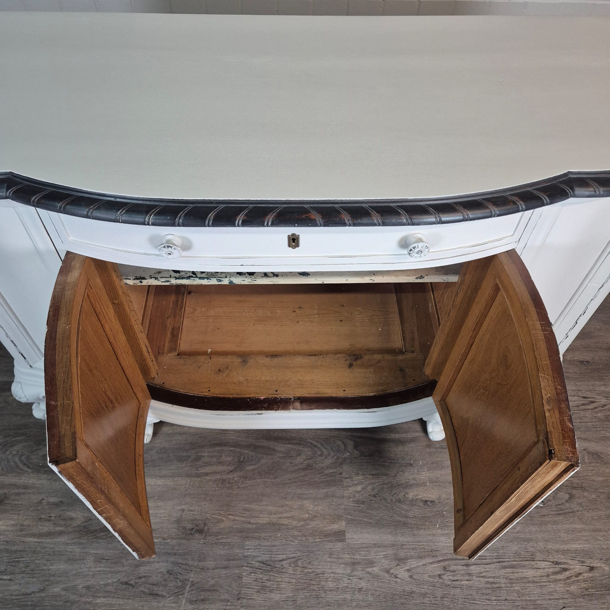 Dressoir Sideboard Neobarok Eiken1,60 m - Afbeelding 14