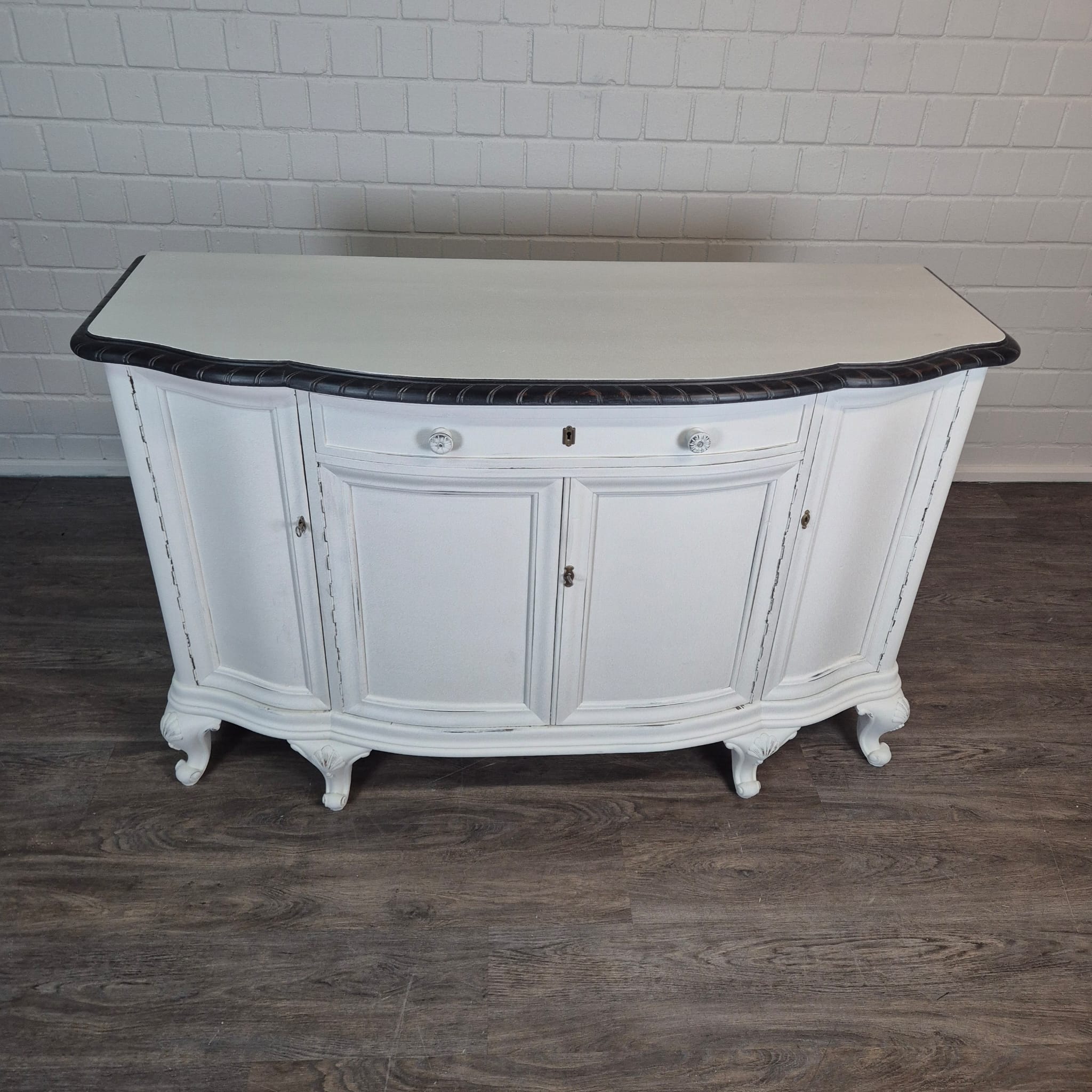 Dressoir Sideboard Neobarok Eiken1,60 m - Afbeelding 3
