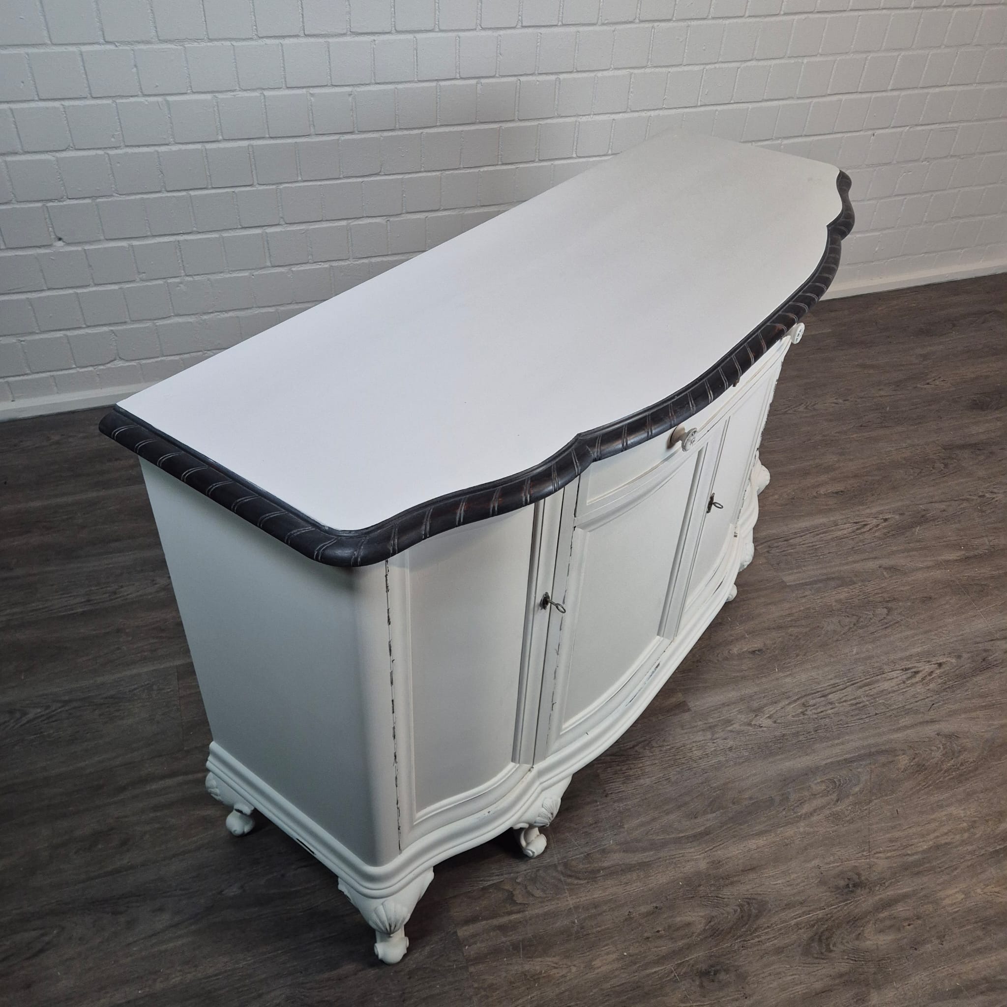 Dressoir Sideboard Neobarok Eiken1,60 m - Afbeelding 5