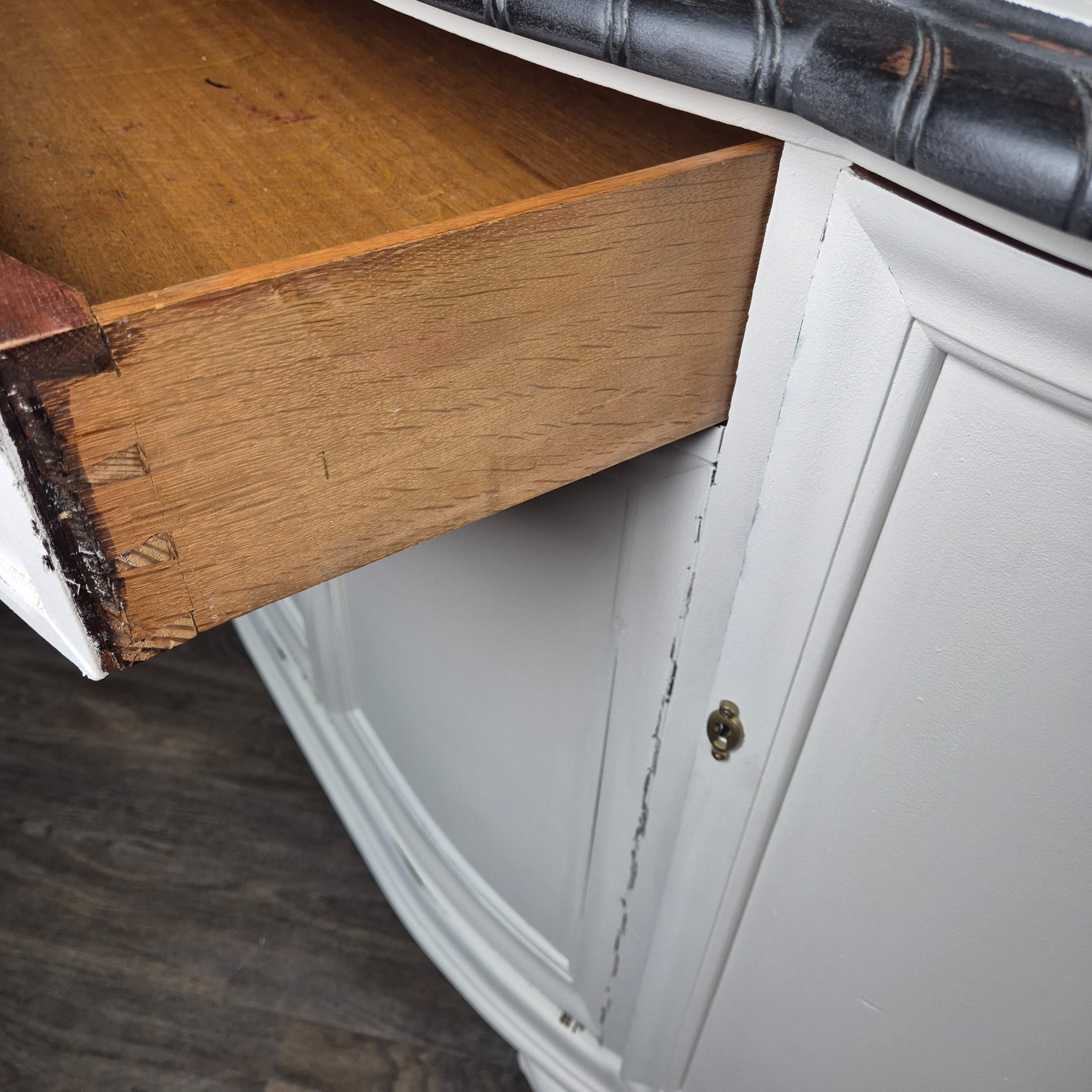 Dressoir Sideboard Neobarok Eiken1,60 m - Afbeelding 19