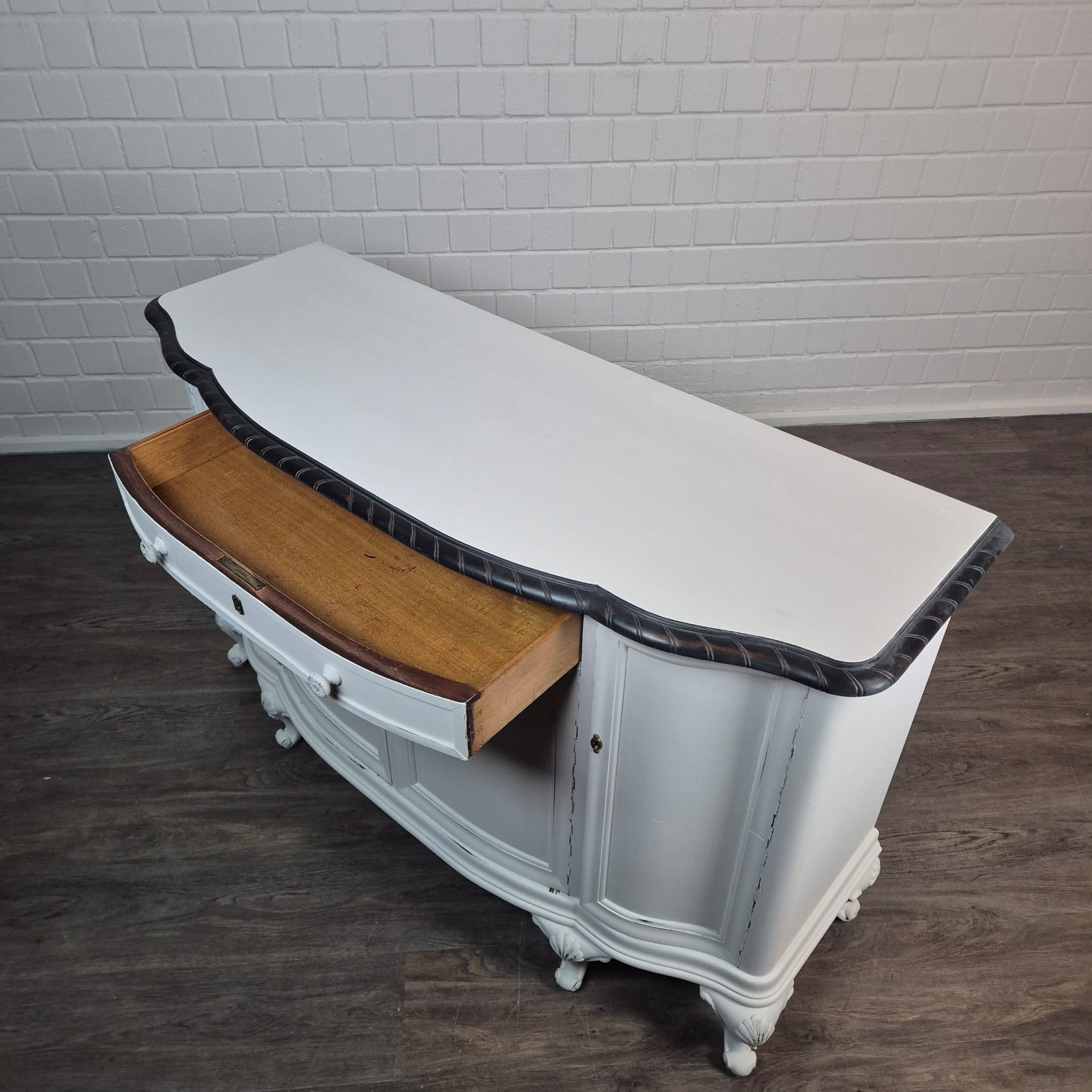 Dressoir Sideboard Neobarok Eiken1,60 m - Afbeelding 18