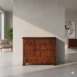 Secretaire-Commode Schrijfcommode Biedermeier 1840 Mahonie