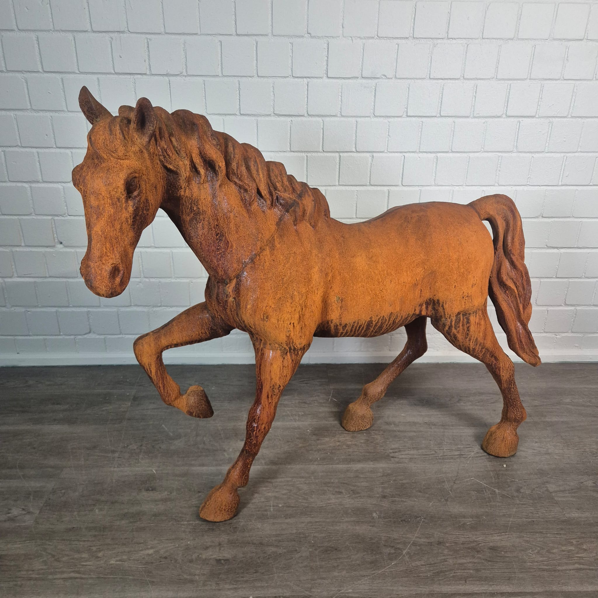 Paard Pony Gietijzer 1,30 m x 1,14 m - Afbeelding 3