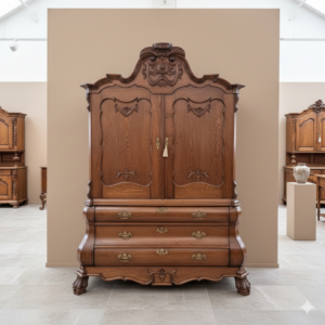 Hollands Kabinet Antiek 1860 Eiken