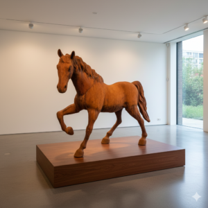 Paard Pony Gietijzer 1,30 m x 1,14 m