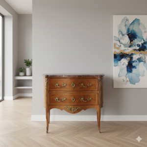 Commode Louis-XV-Stijl 1880 Noten