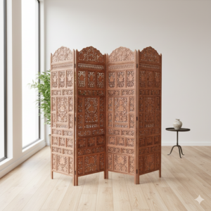 Paravent Kamerscherm Teak 2,00 m x 1,90 m