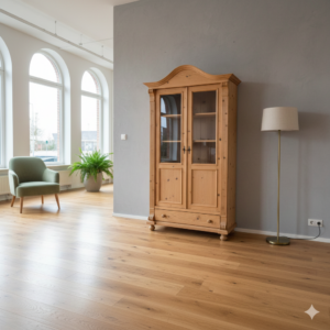 Vitrine Servieskast Grenen 1,17 m