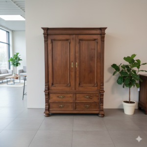 Kast Kledingkast Gründerzeit 1880 Eiken