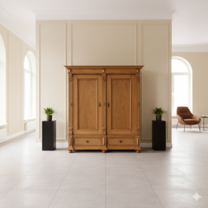 Kast Kledingkast Gründerzeit 1880 Eiken