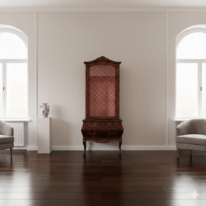 Vitrine Servieskast Neo-barok Noten 1,14 m