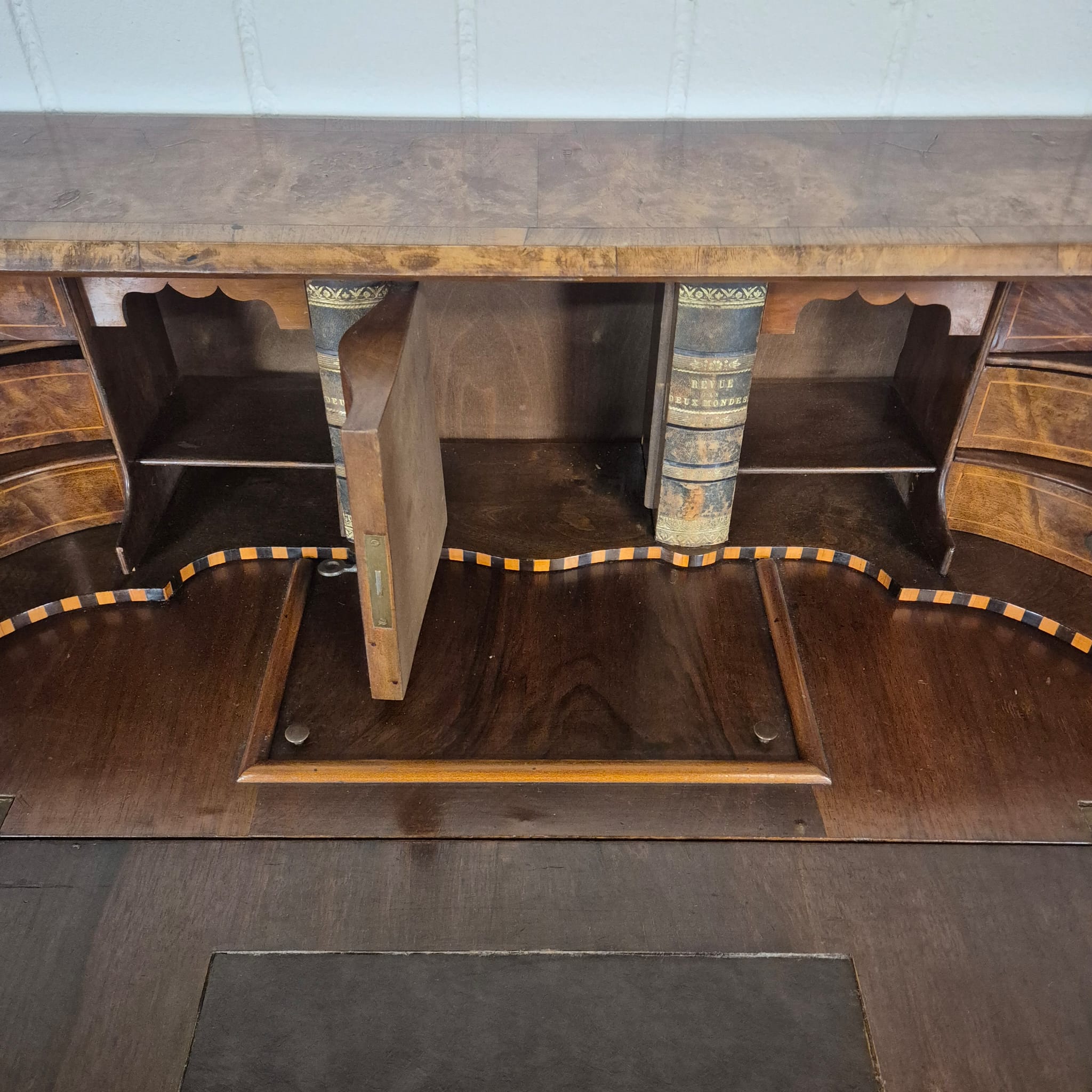 Secretaire Neo-barok 1950 Noten - Afbeelding 12