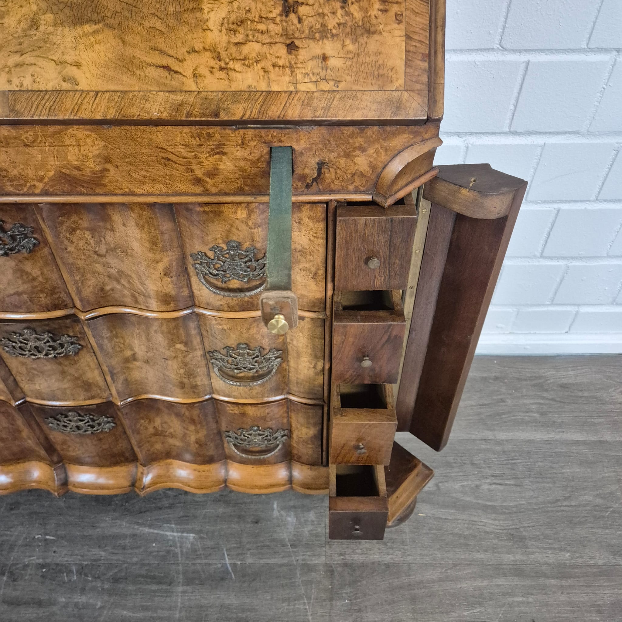 Secretaire Neo-barok 1950 Noten - Afbeelding 19