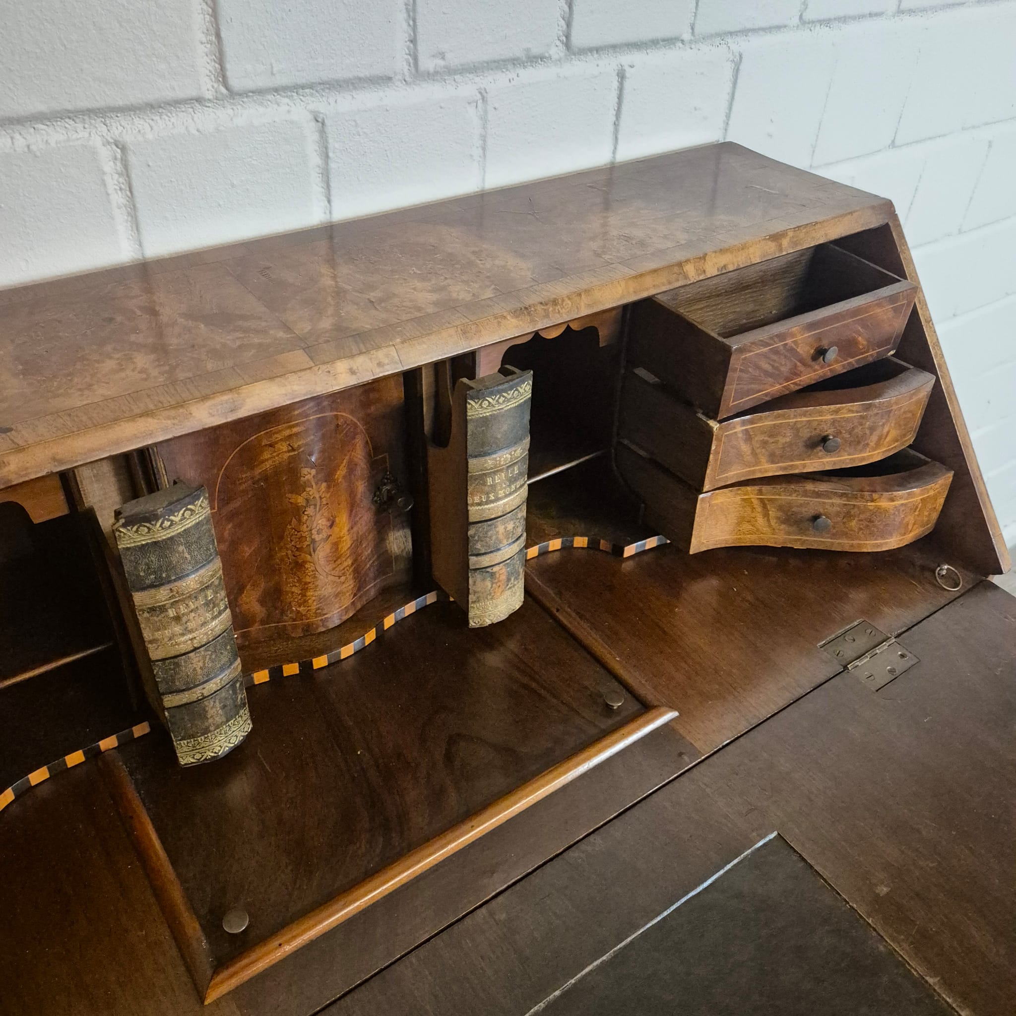 Secretaire Neo-barok 1950 Noten - Afbeelding 15