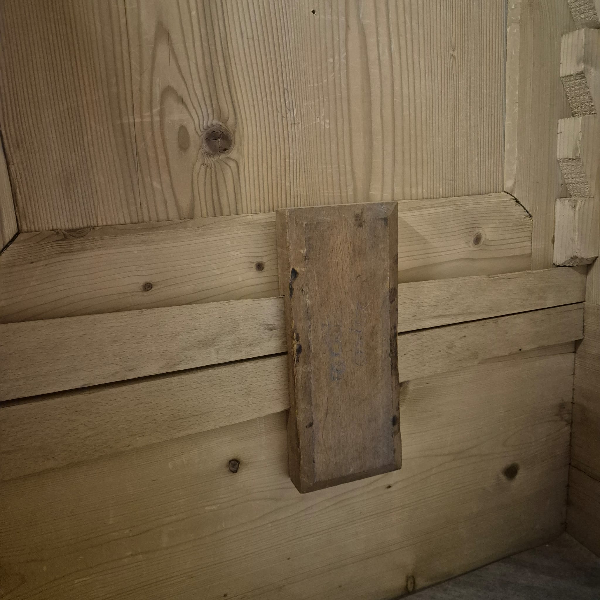 Antieke Gründerzeit Kledingkast / Halkast 1880 Grenen - Afbeelding 13