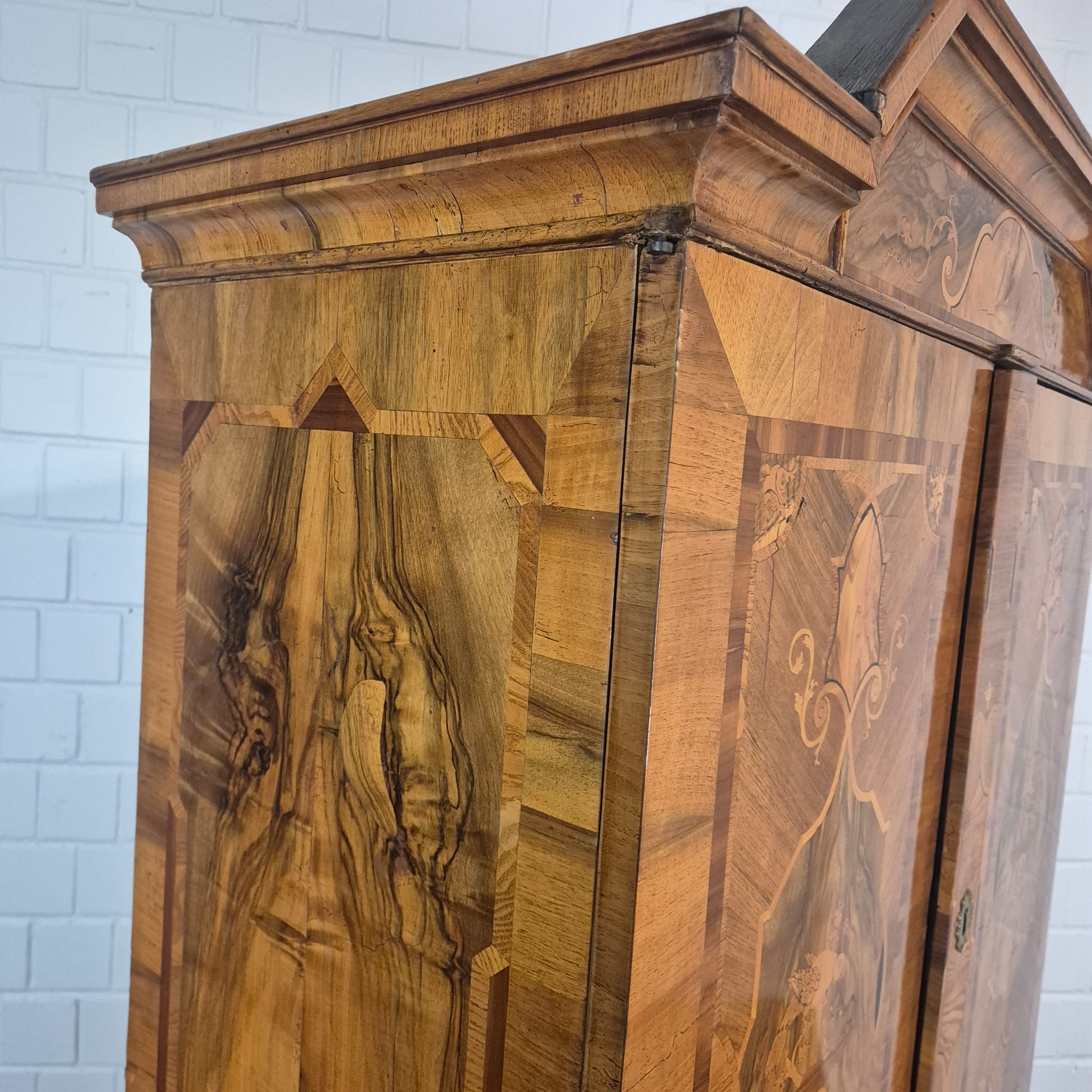 Kast Kabinetkast Barok 1770 Noten - Afbeelding 7