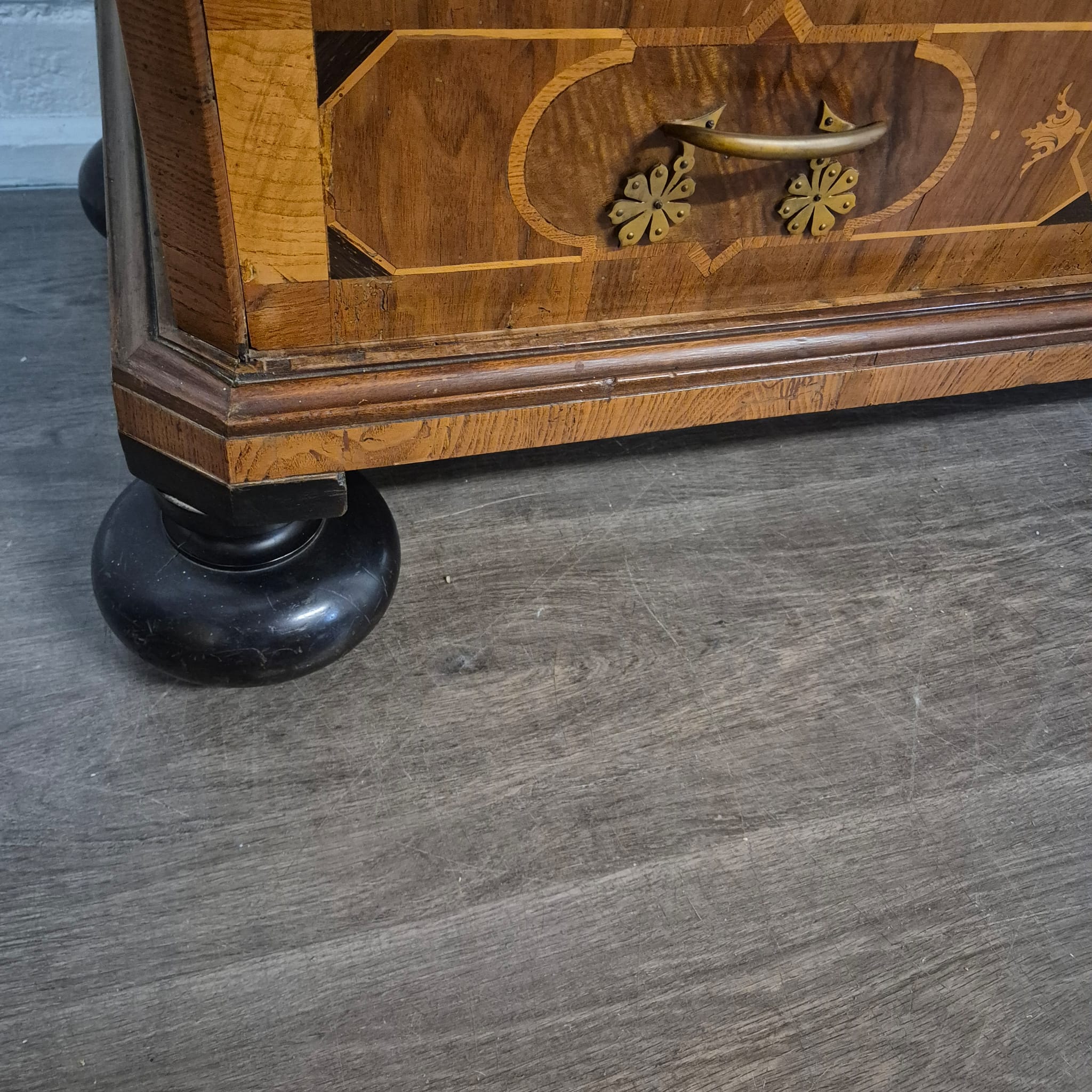 Kast Kabinetkast Barok 1770 Noten - Afbeelding 9