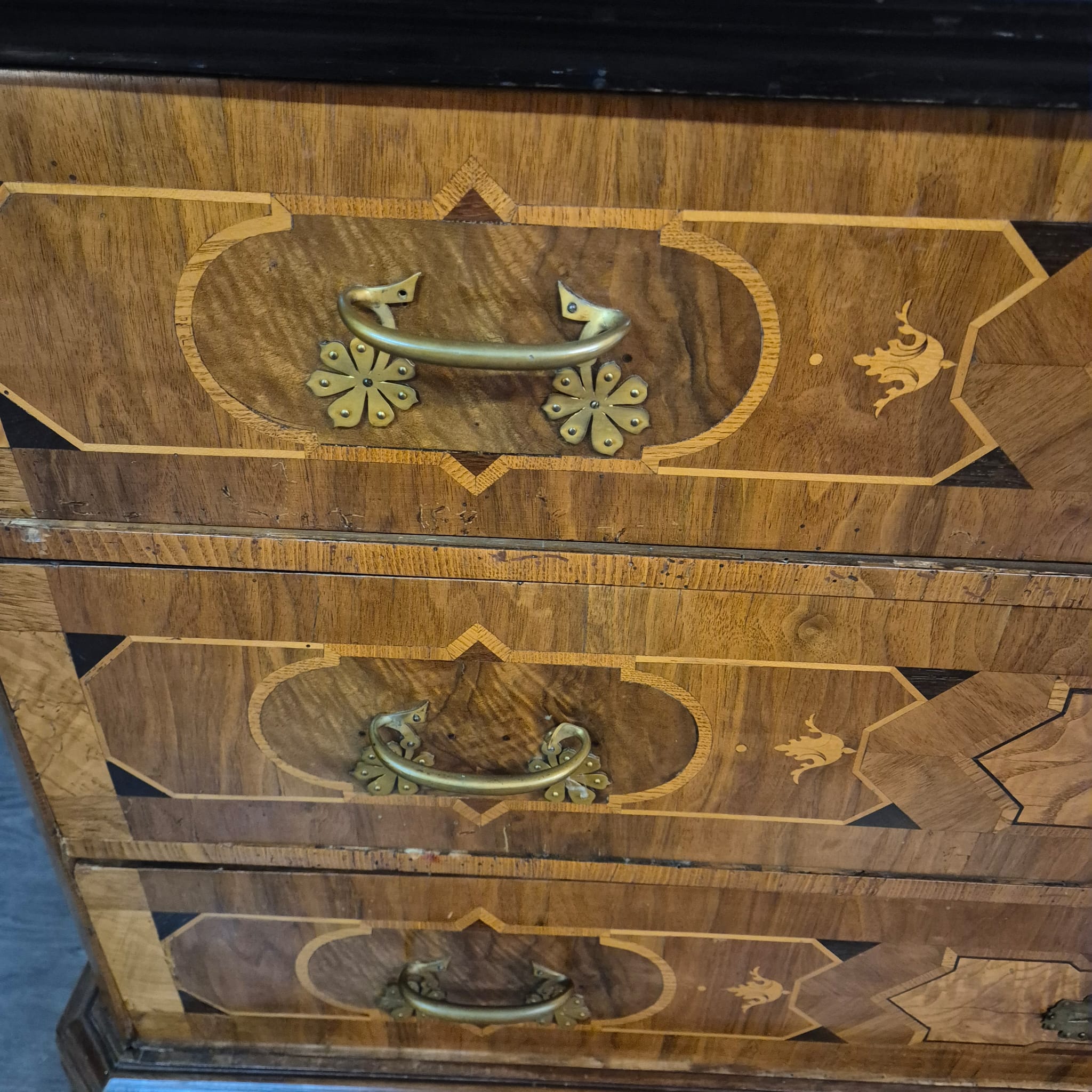 Kast Kabinetkast Barok 1770 Noten - Afbeelding 10