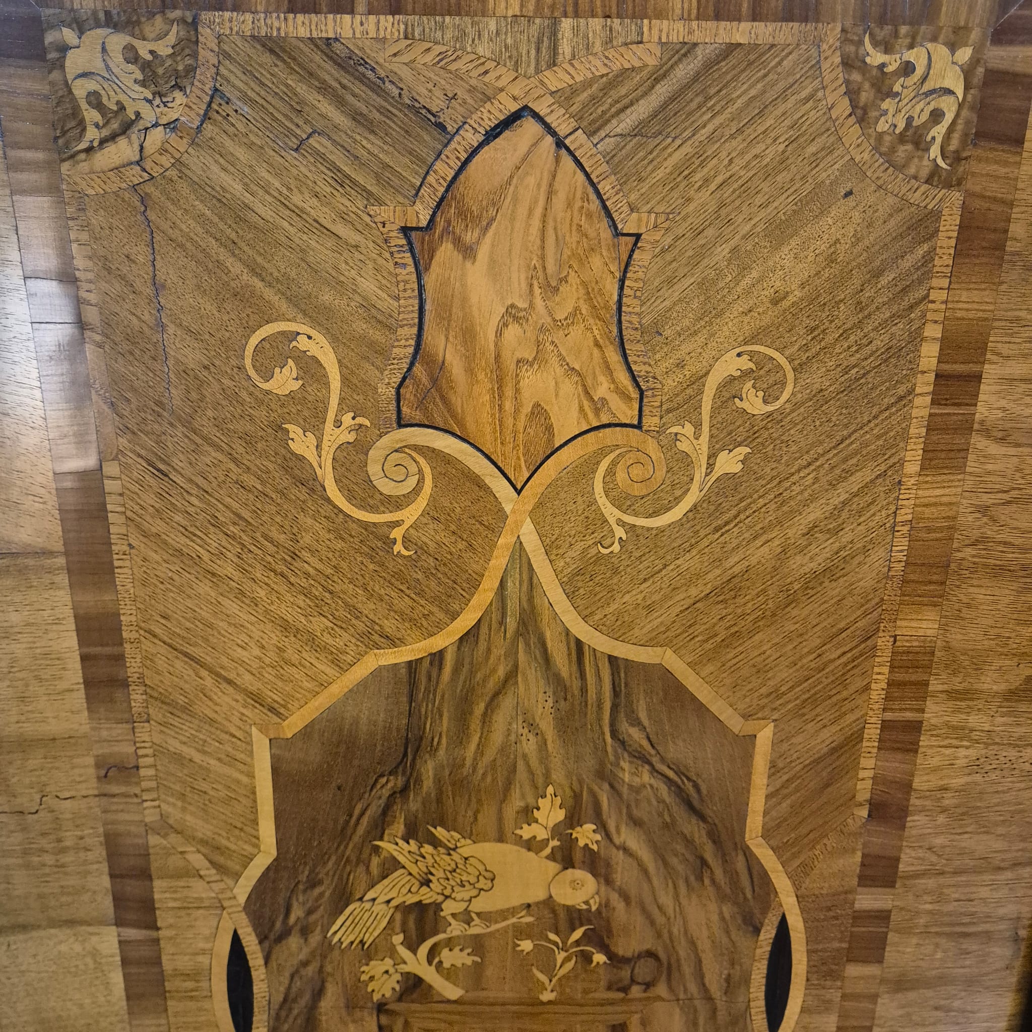 Kast Kabinetkast Barok 1770 Noten - Afbeelding 13