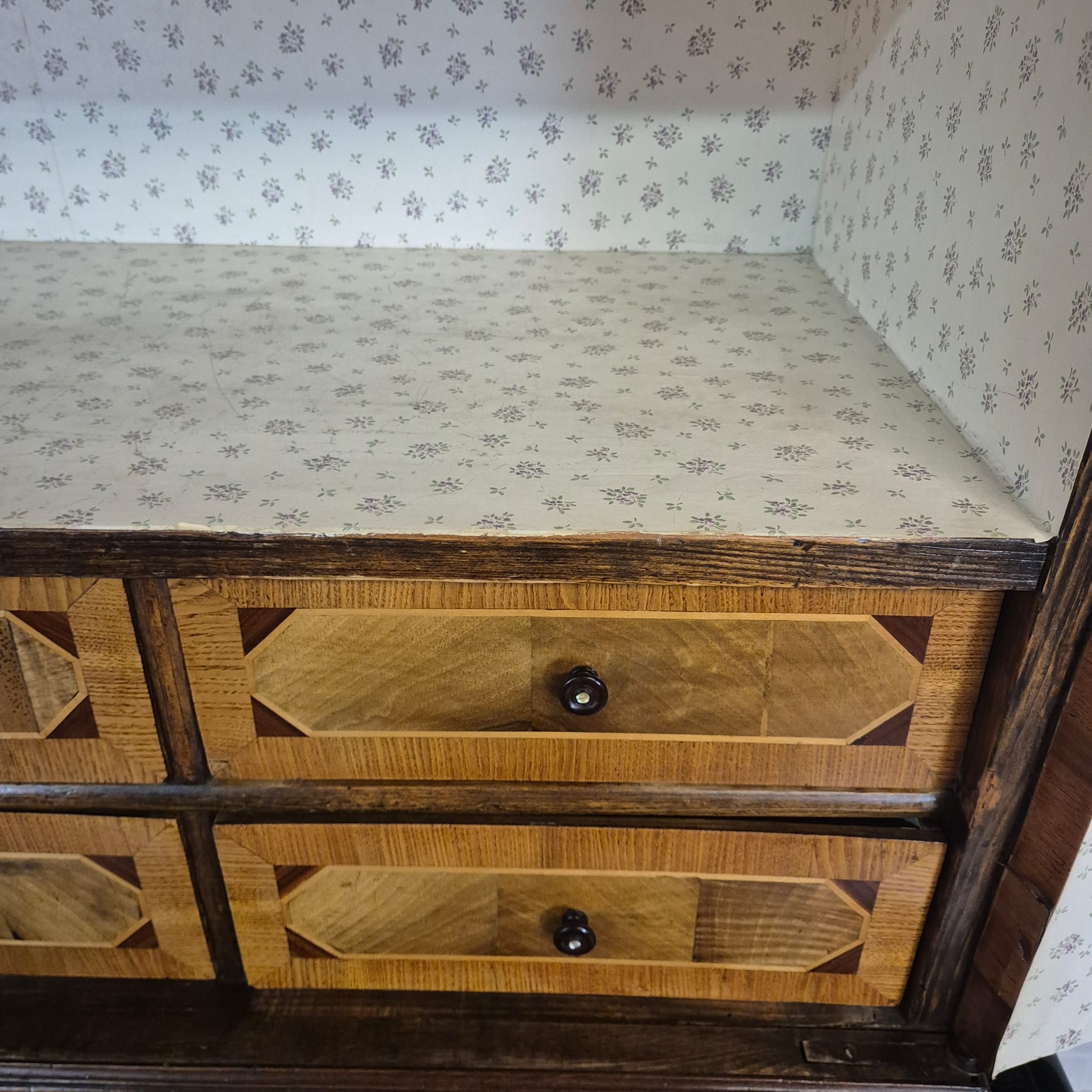 Kast Kabinetkast Barok 1770 Noten - Afbeelding 20