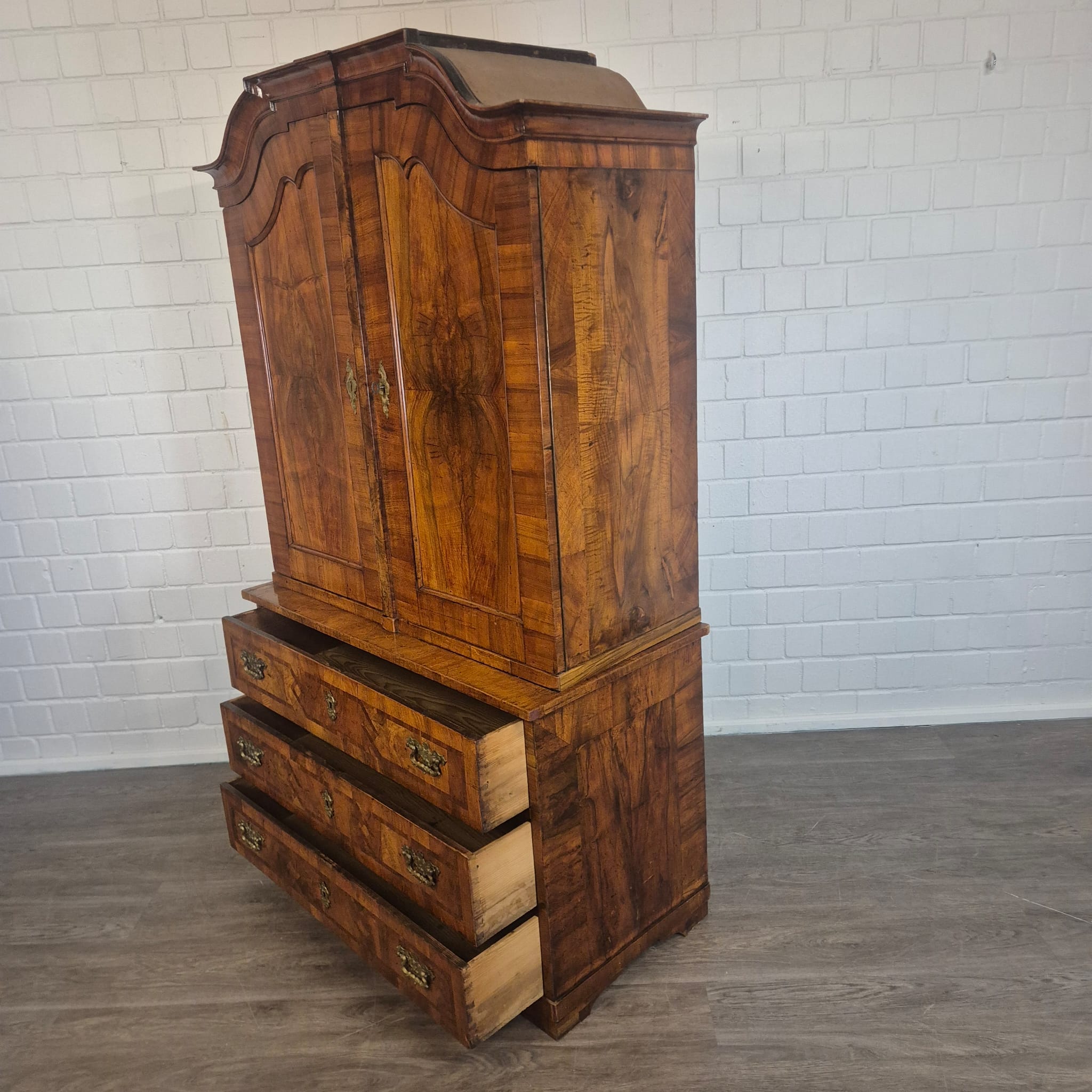 Kast Kabinetkast Barok 1770 Noten - Afbeelding 19