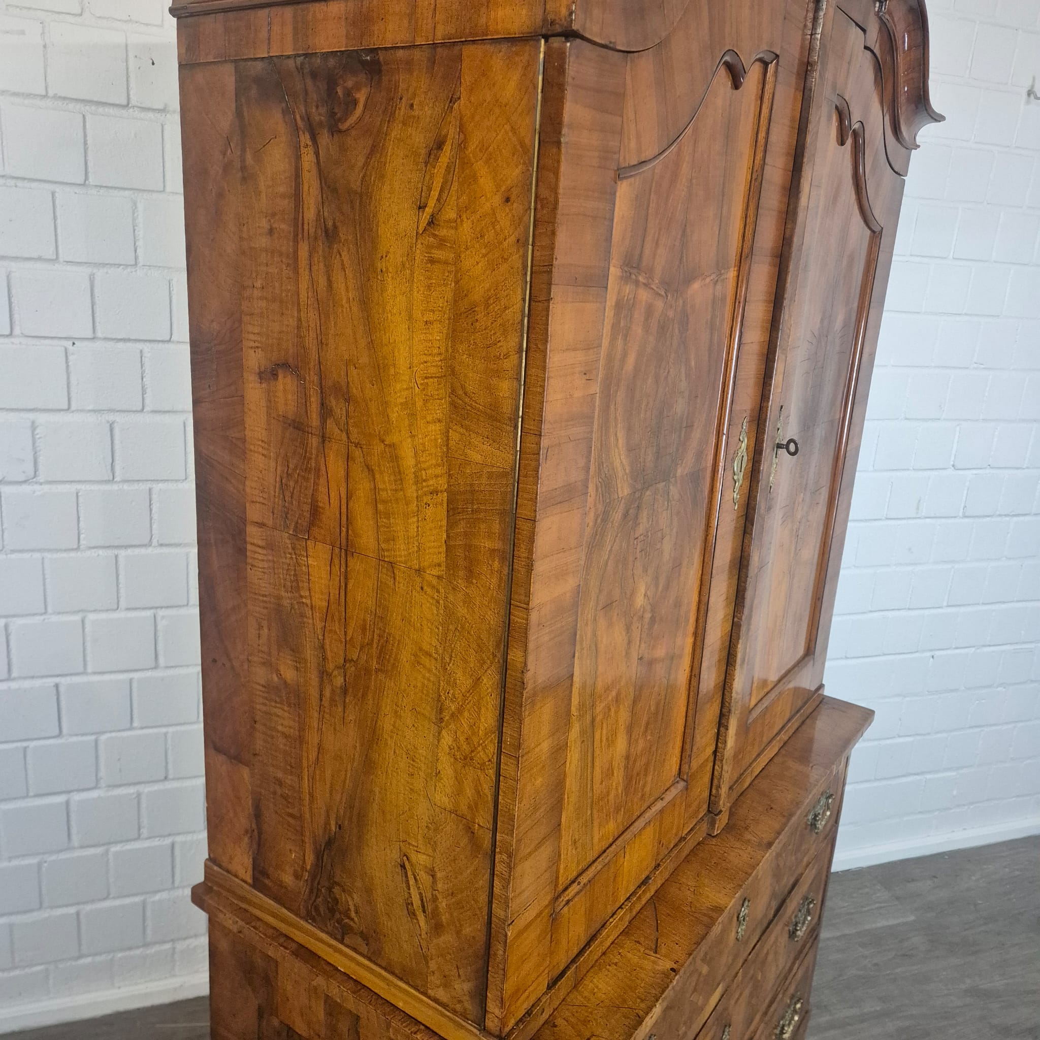 Kast Kabinetkast Barok 1770 Noten - Afbeelding 8