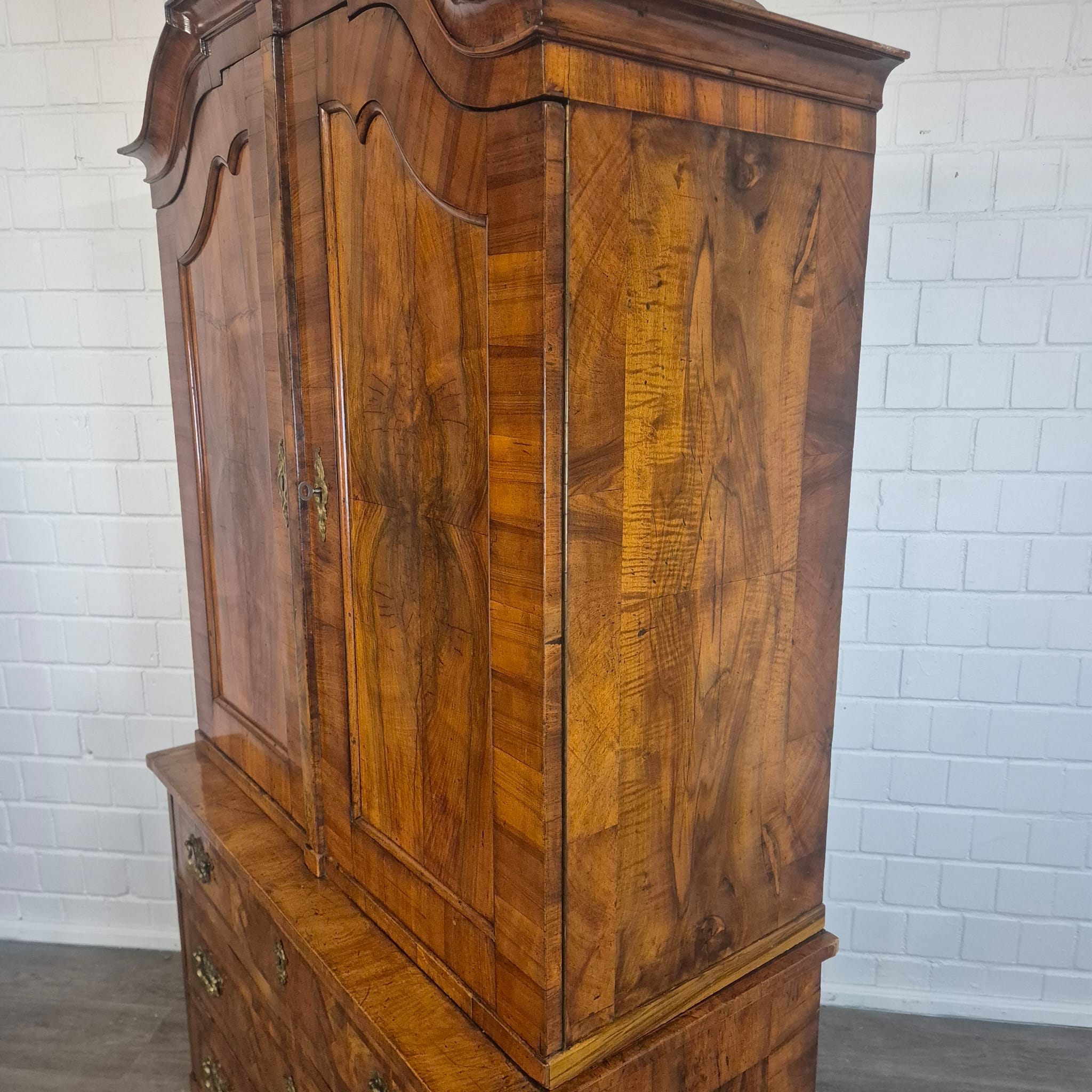 Kast Kabinetkast Barok 1770 Noten - Afbeelding 12