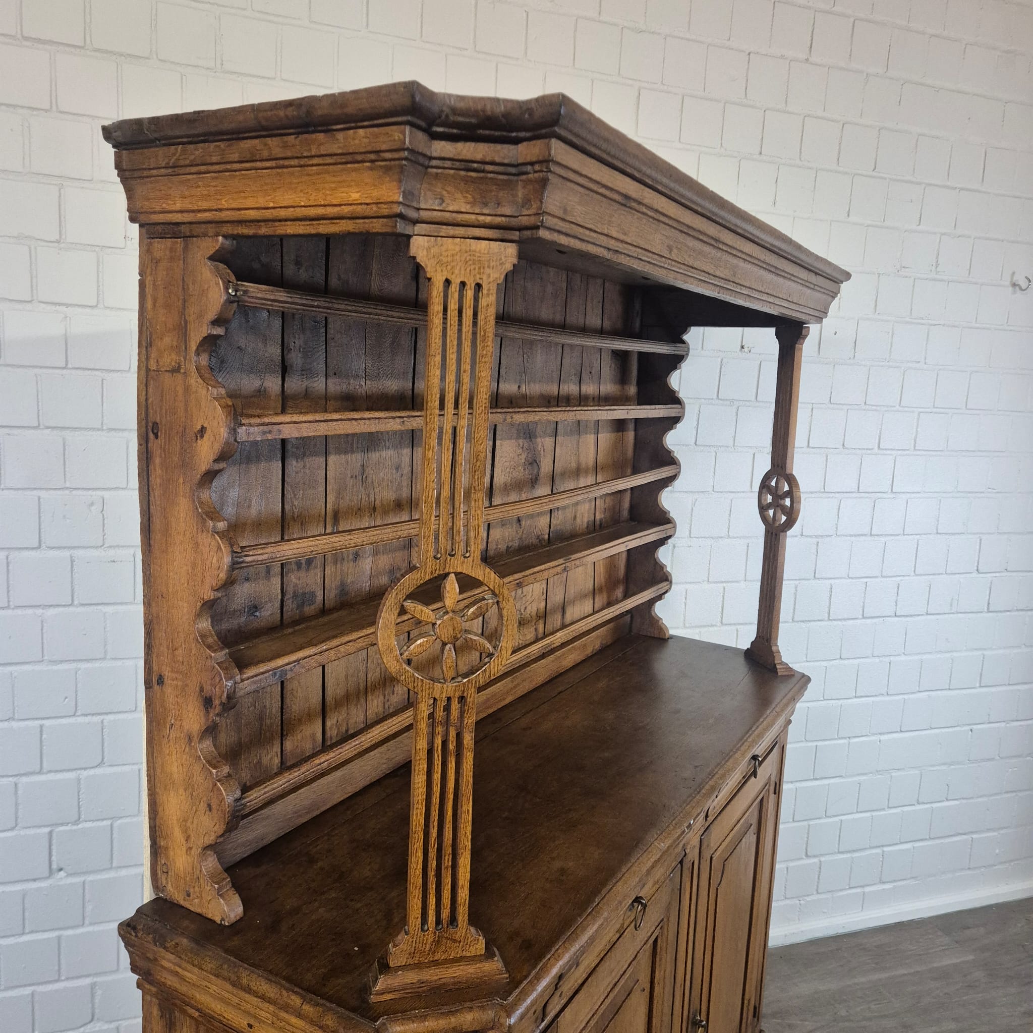 Bordenkast Buffetkast Barok 1760 Eiken - Afbeelding 8